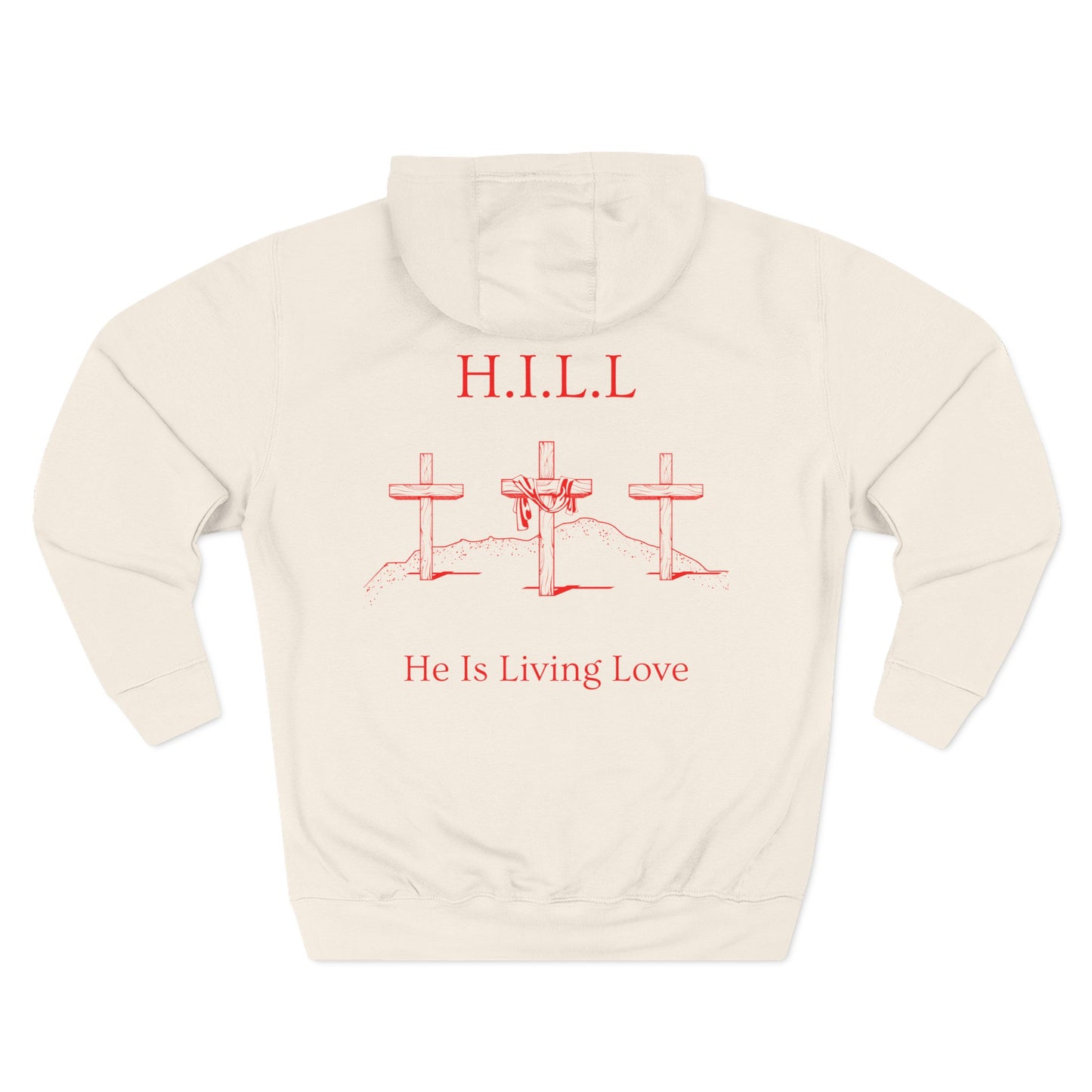 Hill Christian Red Words Hoodie