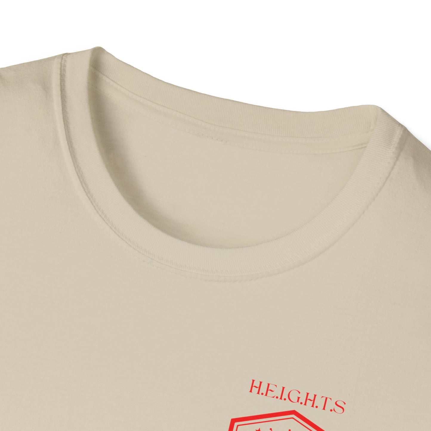 Heights Christian Red Letters & Image