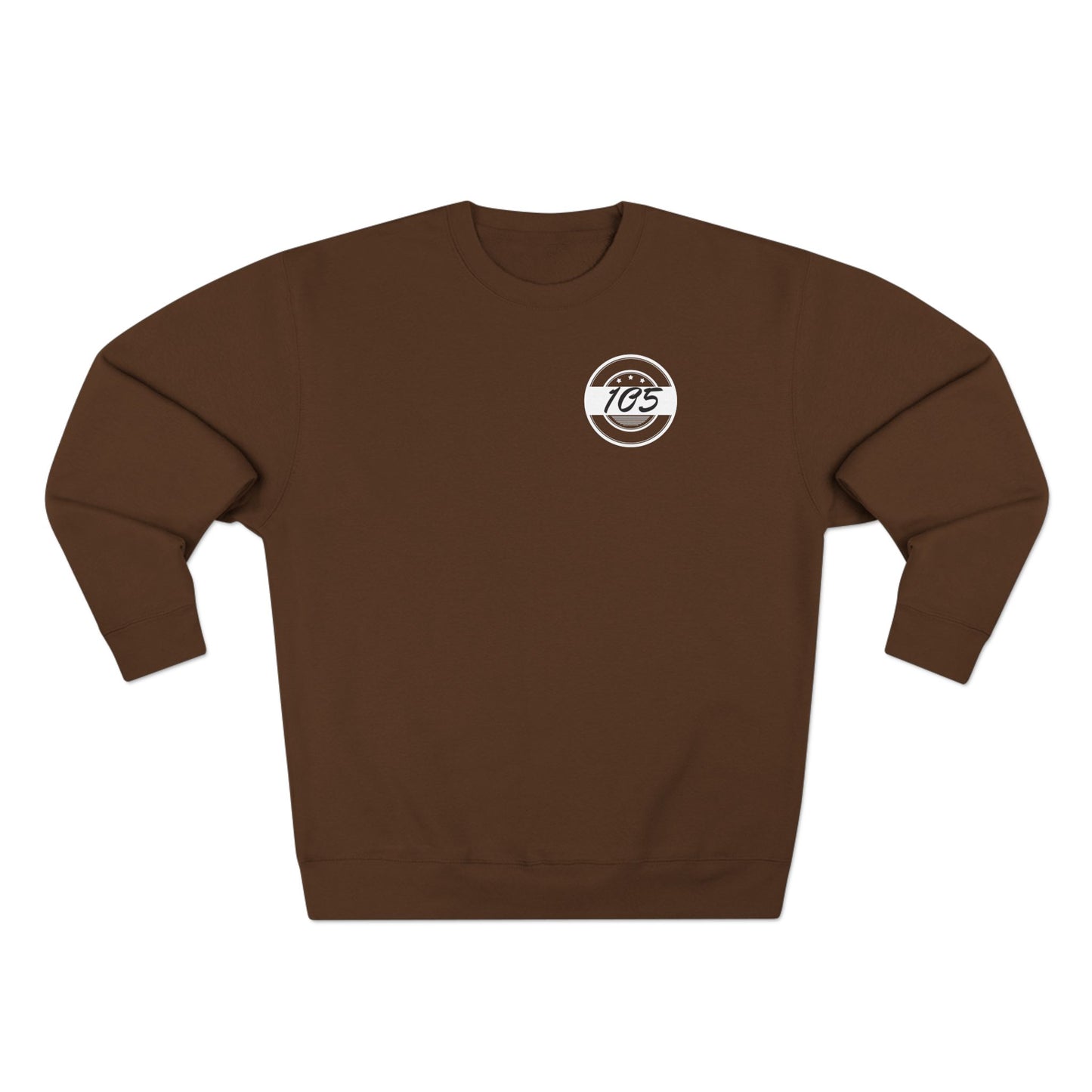 Adult 105 Christian White and Black Letters Crewneck