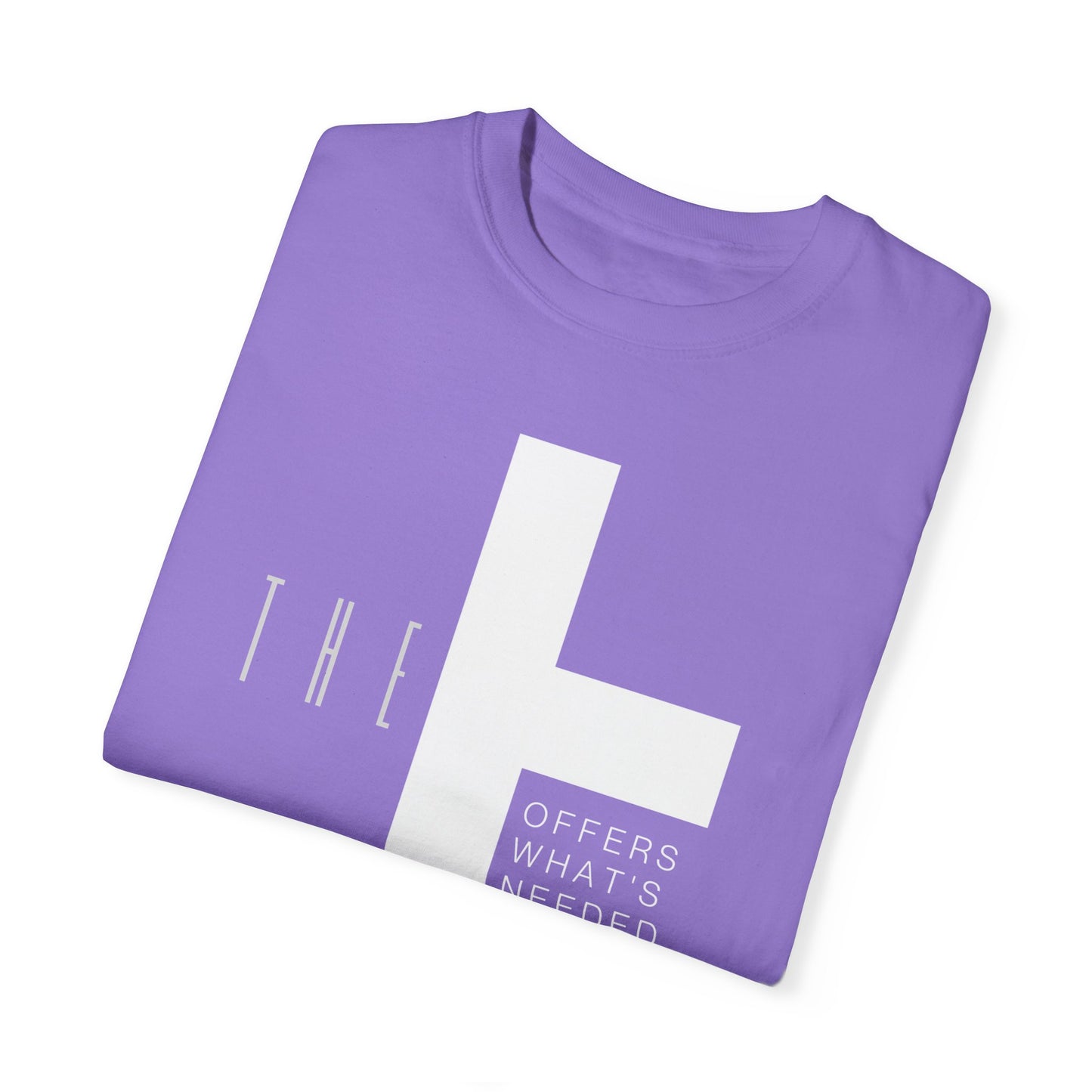 Adult T-Town Christian White Letters & Cross