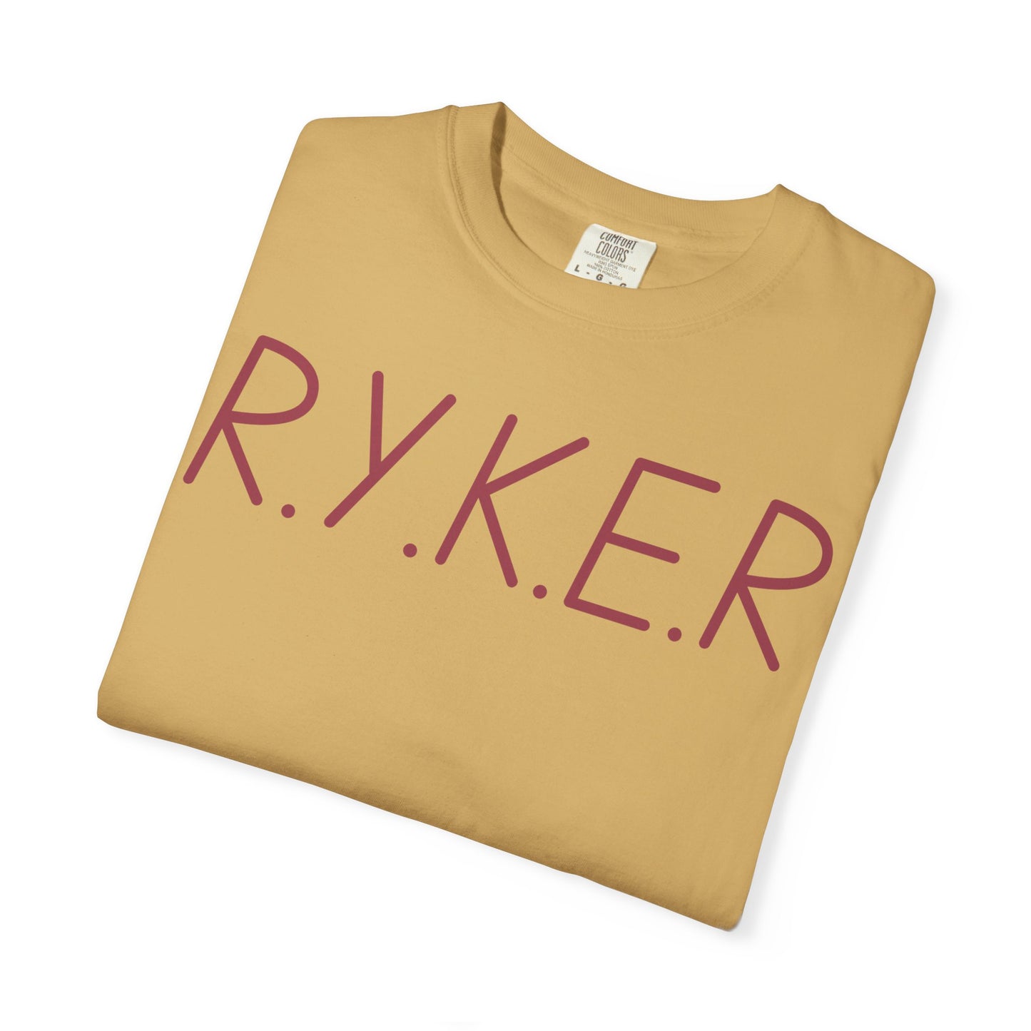 RYKER Christian Marron Letters