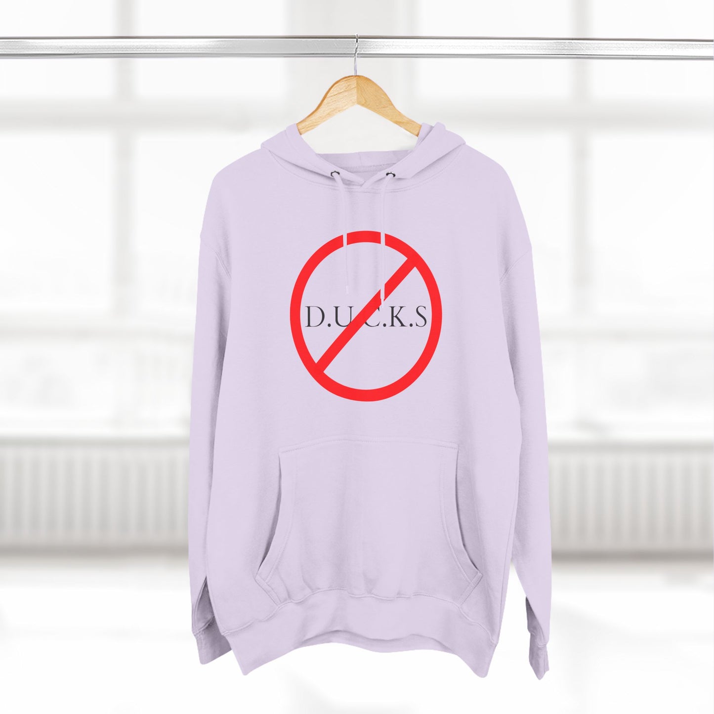 Ducks Christian Black Words Hoodie