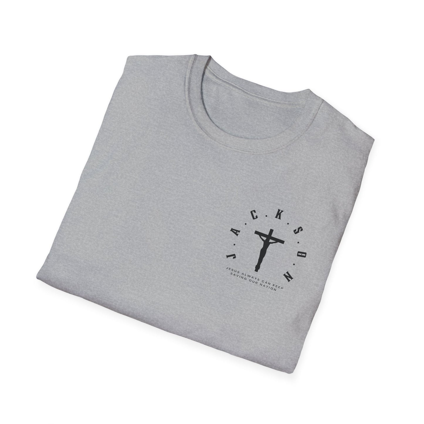 Jackson Believing Christian Black Letters & Cross