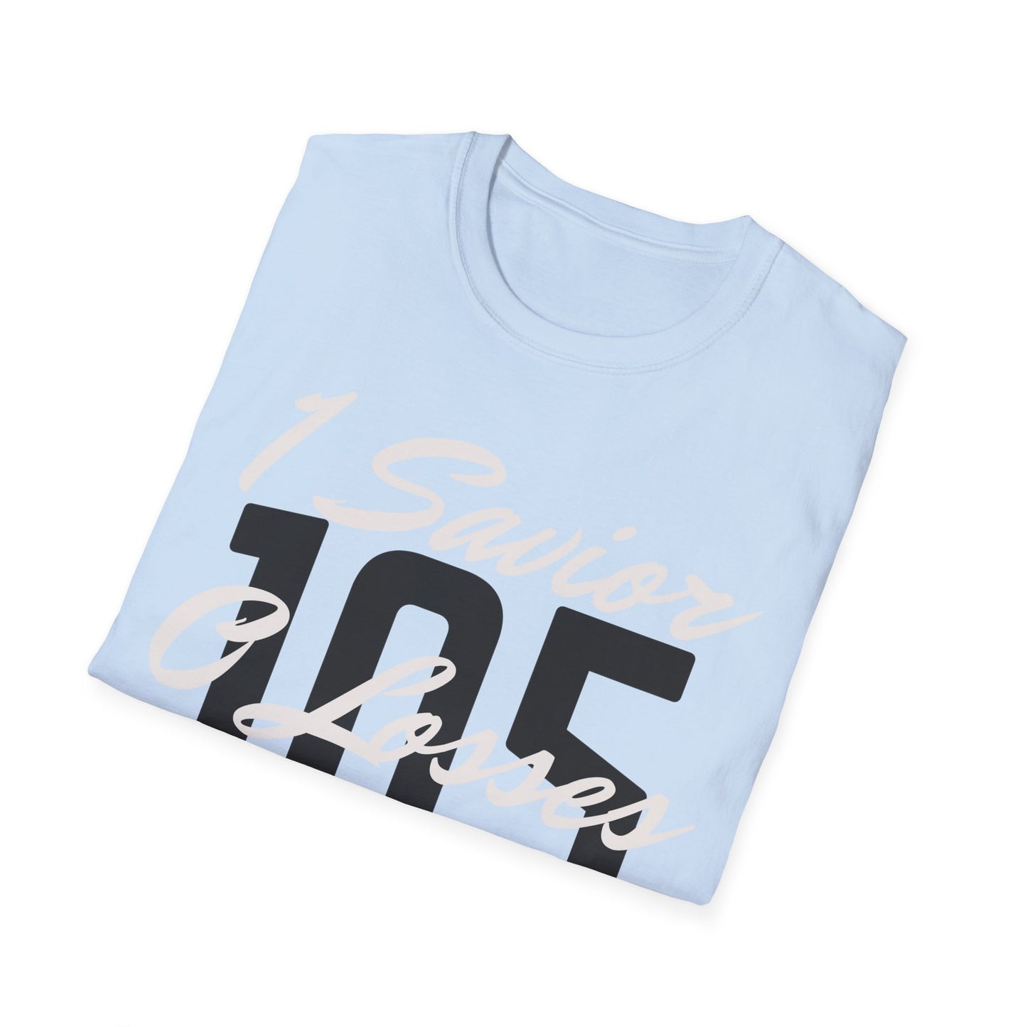 Adult 105 Christian White and Black Letters