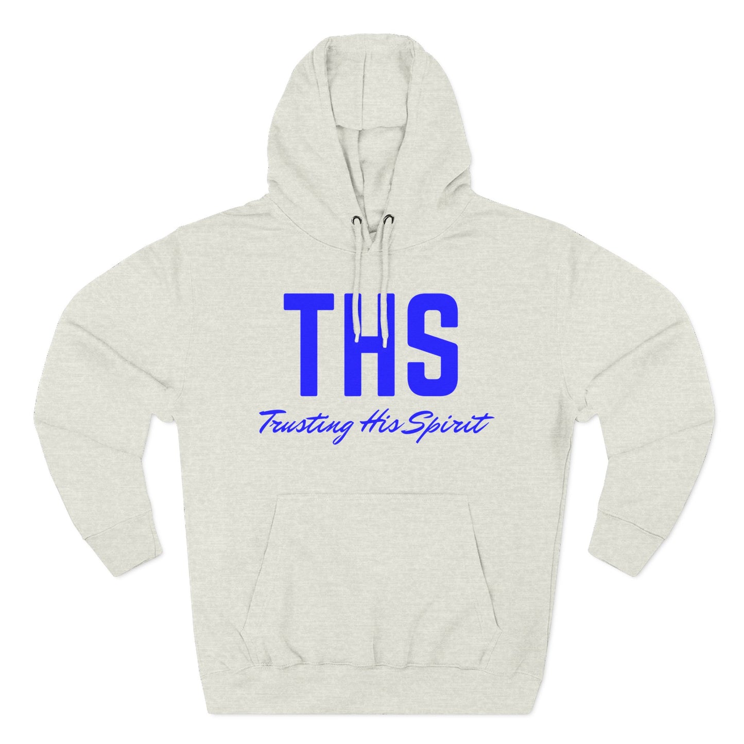Adult THS Christian Blue Letters Hoodie