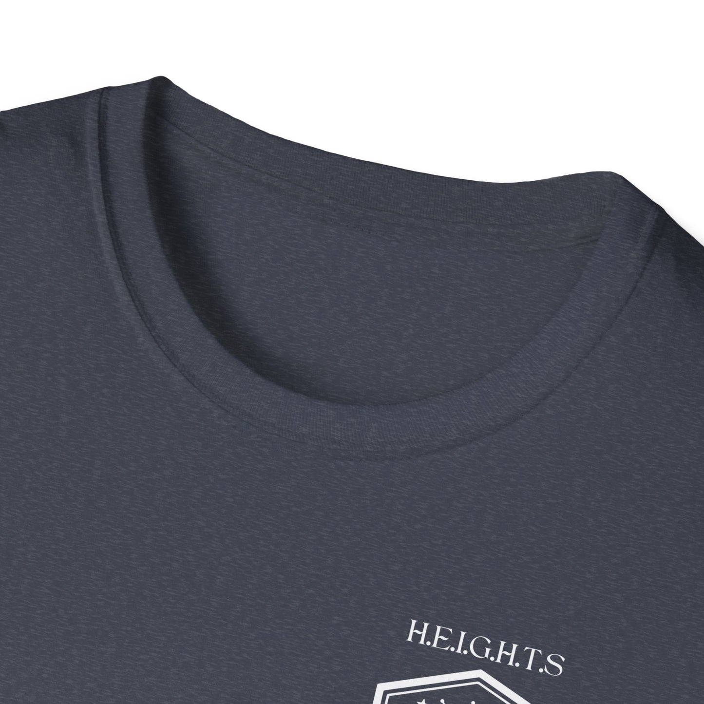 Heights Christian White Letters & Image