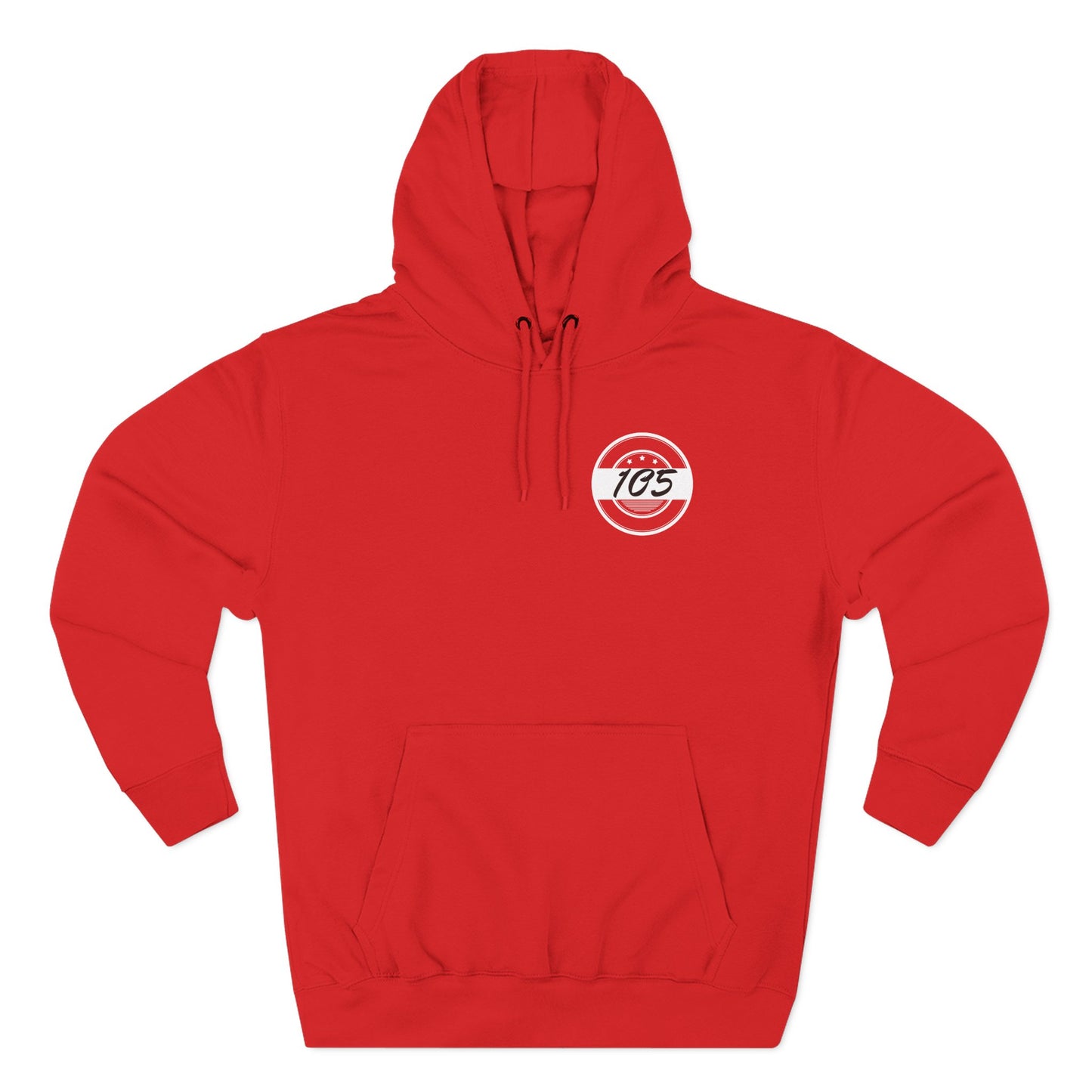 Adult 105 Christian White and Black Letters Hoodie