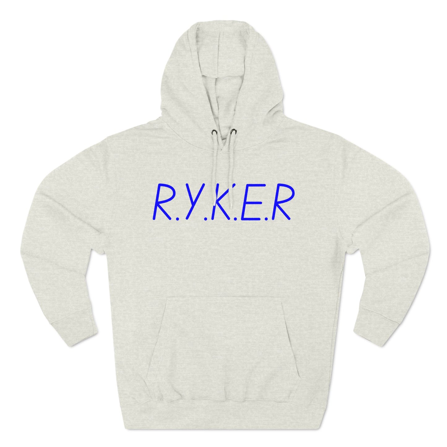 RYKER Christian Blue Letters Hoodie