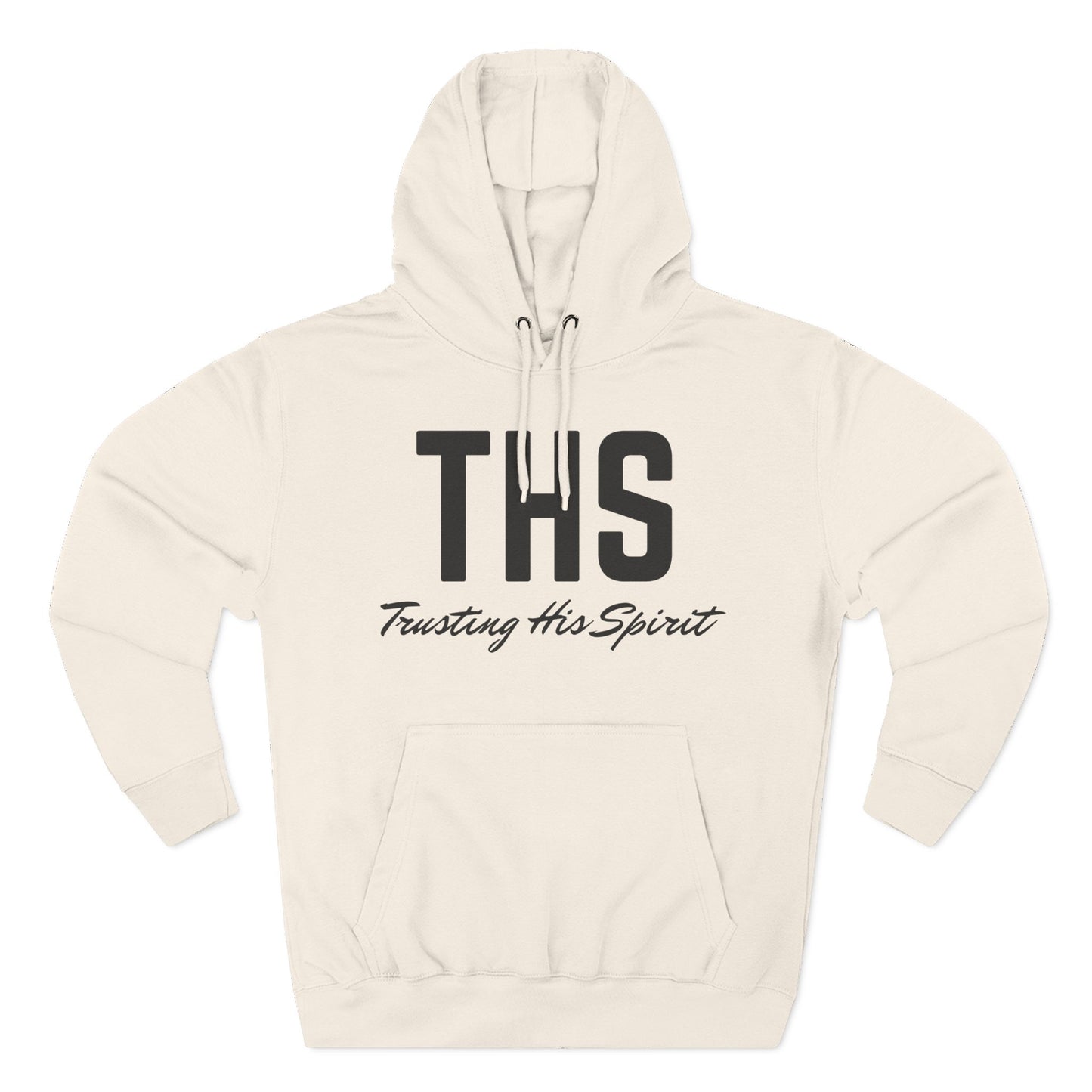 Adult THS Christian Black Letters Hoodie