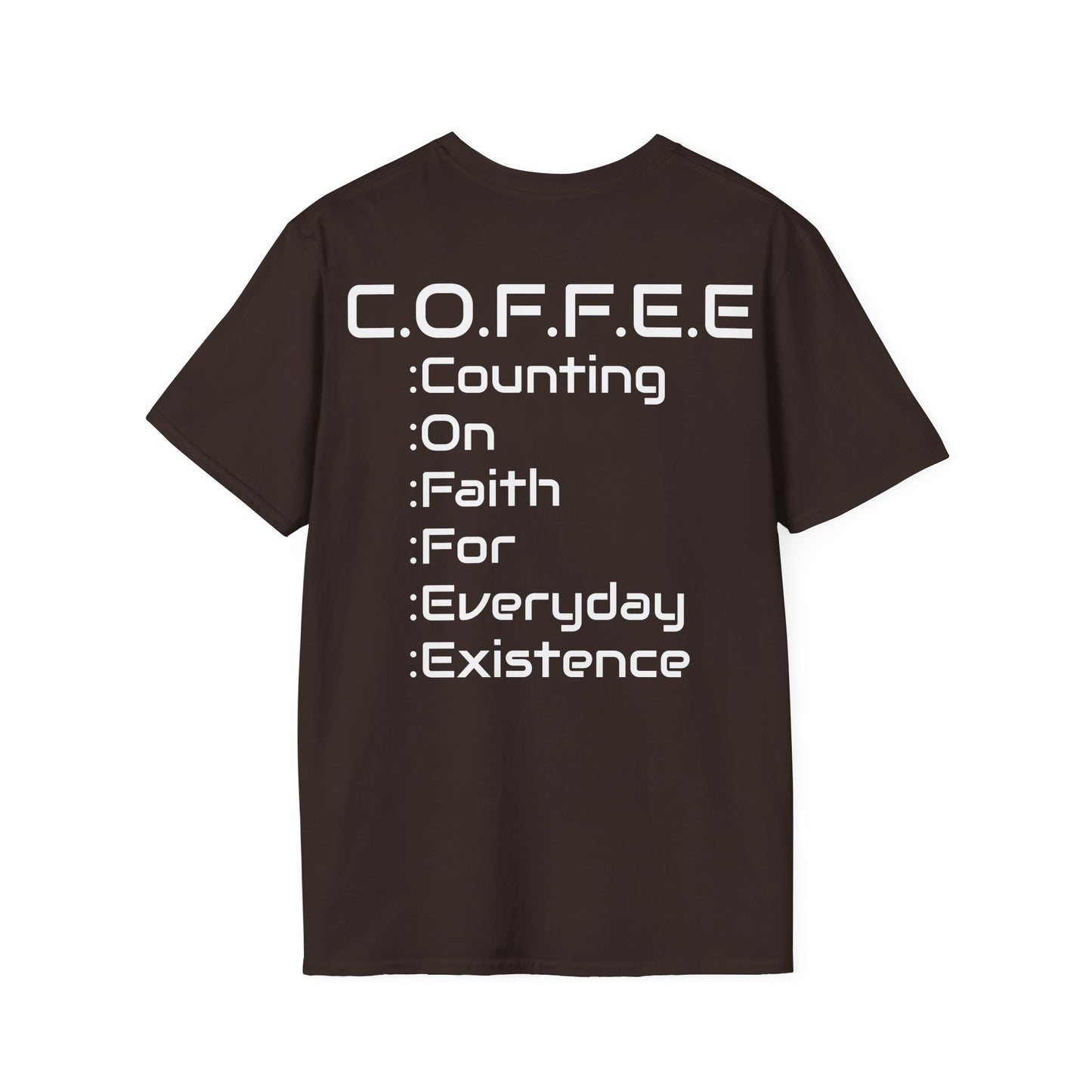 Adult Coffee Christian White Words Only