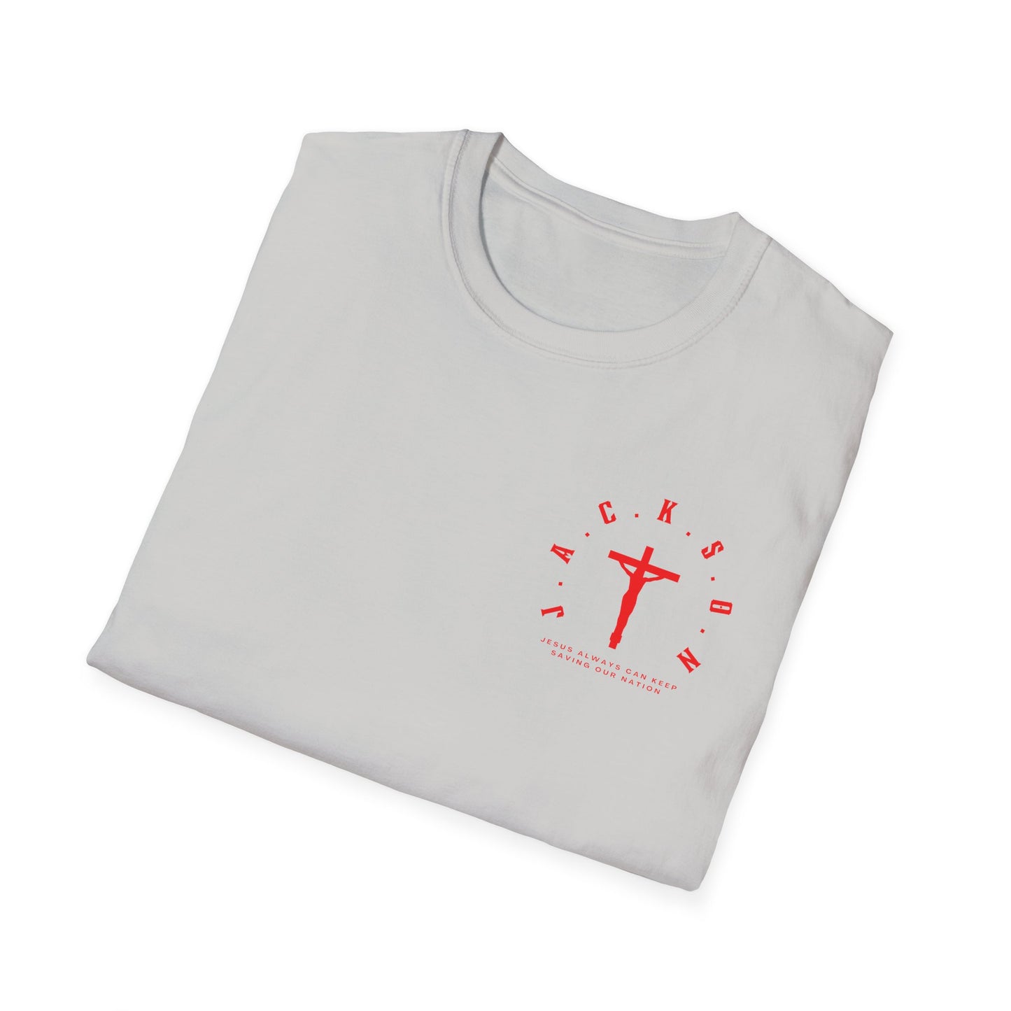 Jackson Believing Christian Red Letters & Cross
