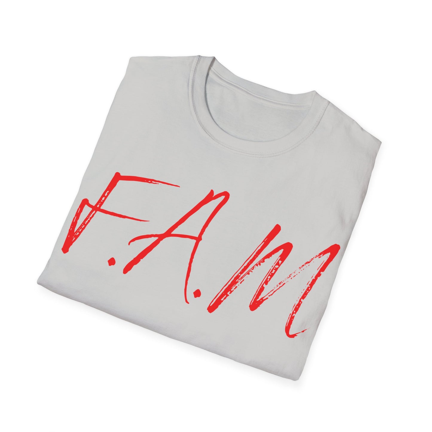 Fam Christian Red Letters & Image