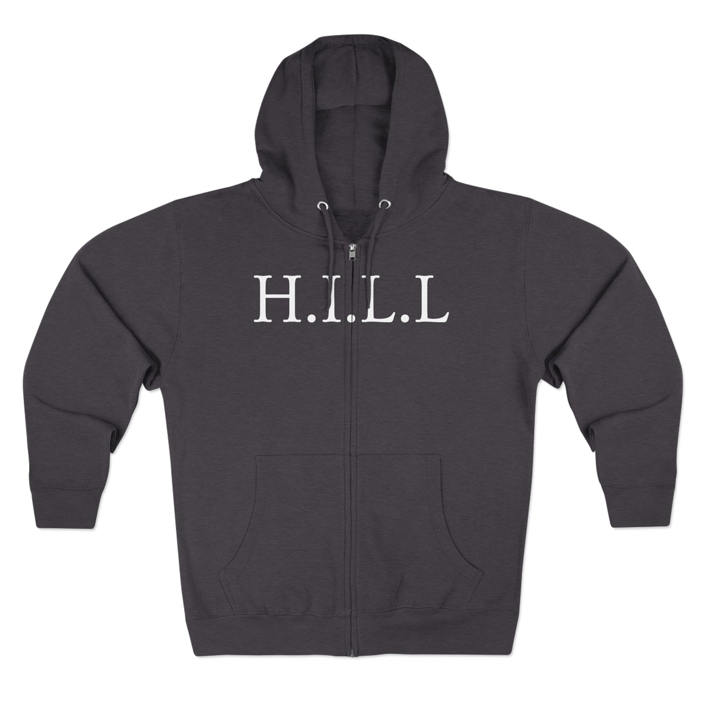 Hill Christian White Words Hoodie Zipper