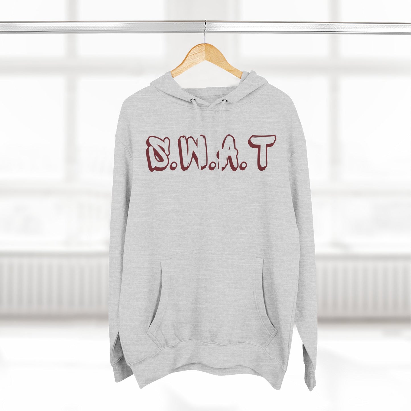 Swat Christian Marron Words Hoodie