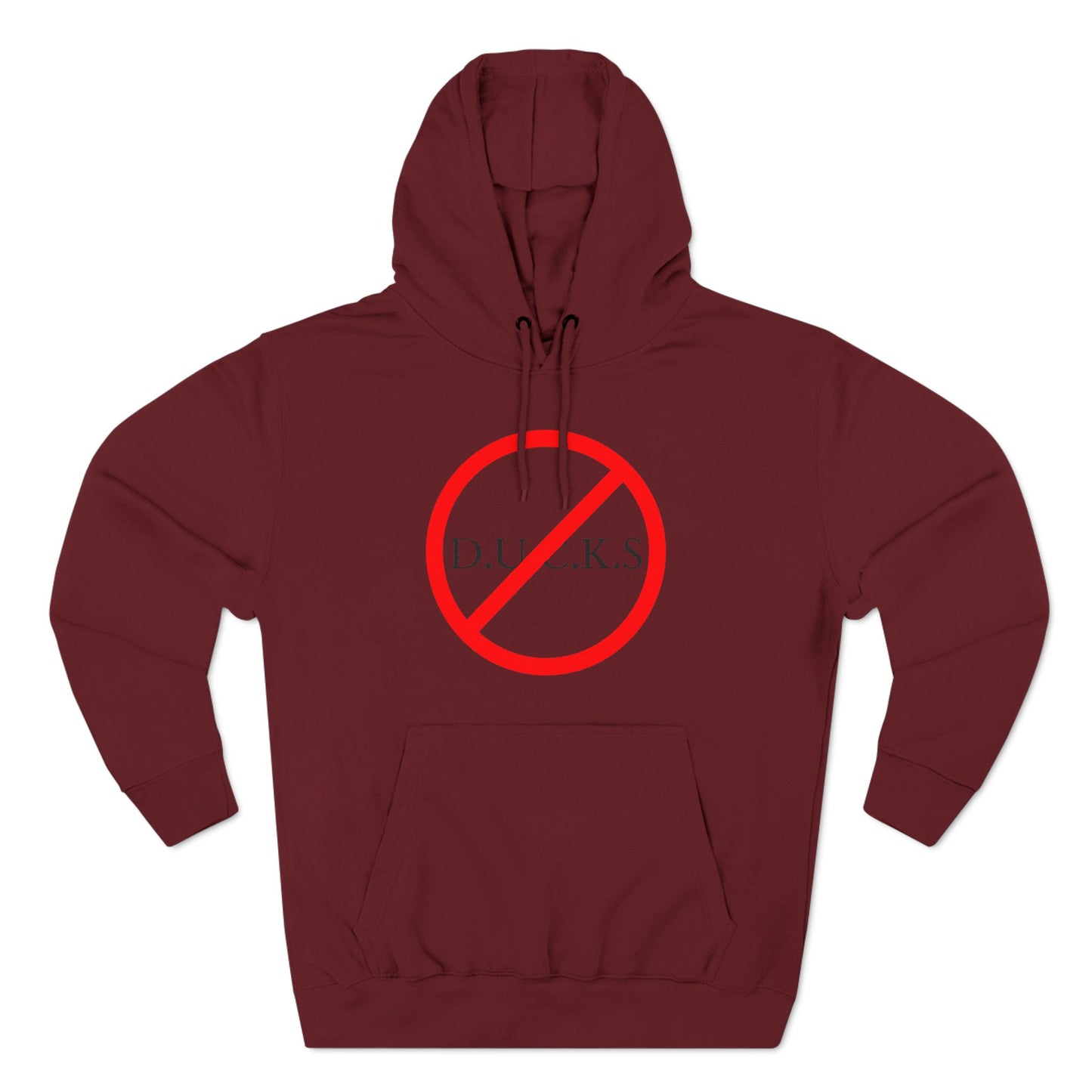 Ducks Christian Black Words Hoodie