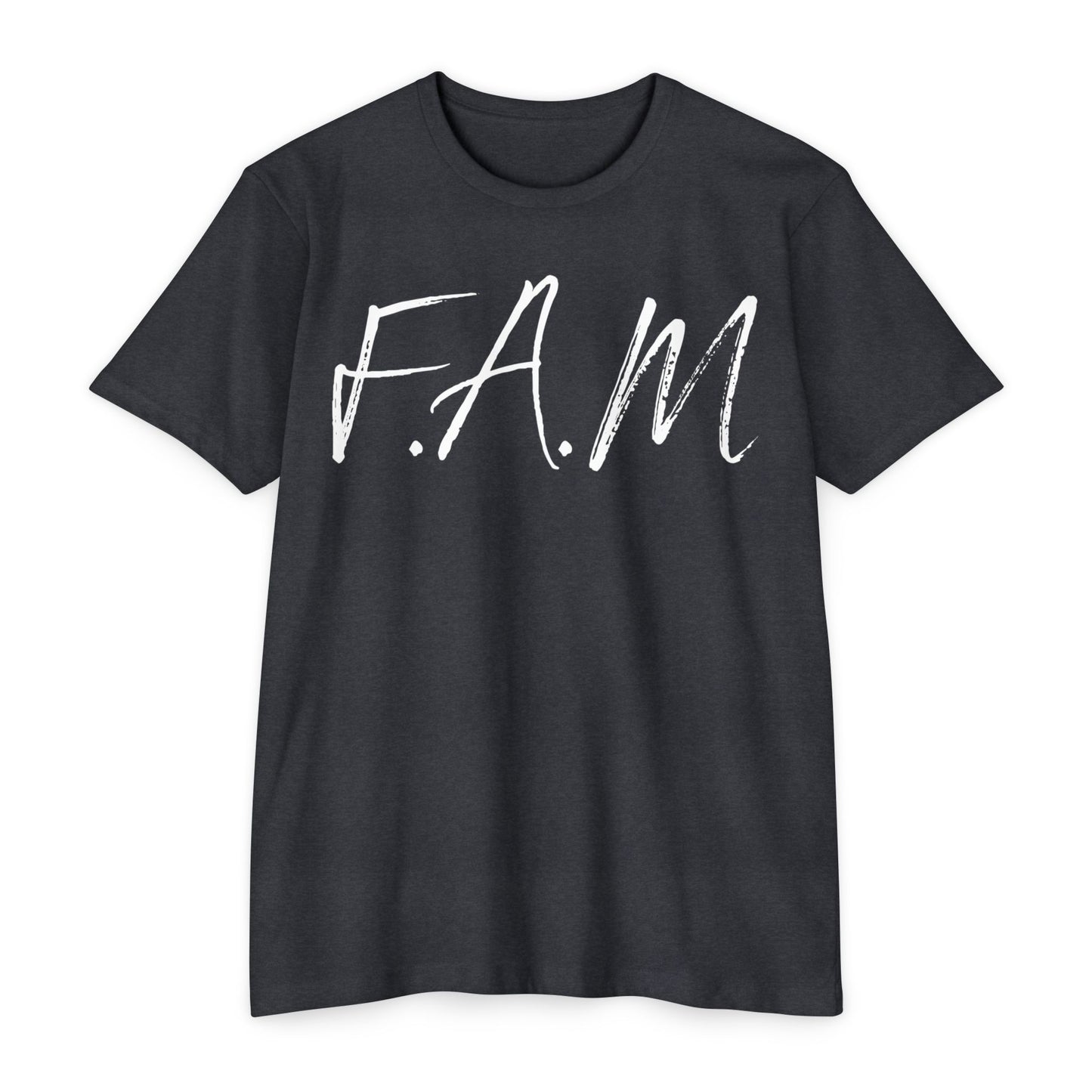 Fam Christian White Letters & Image Blended