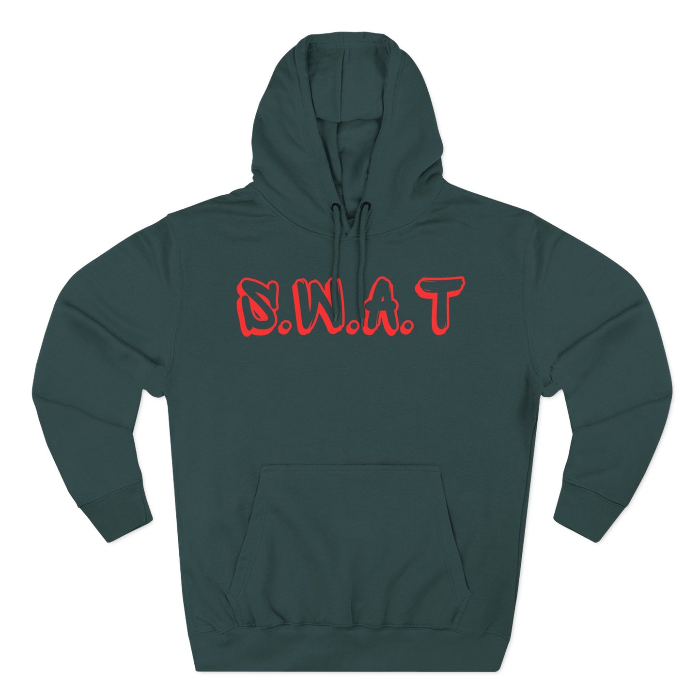Swat Christian Red Words Hoodie
