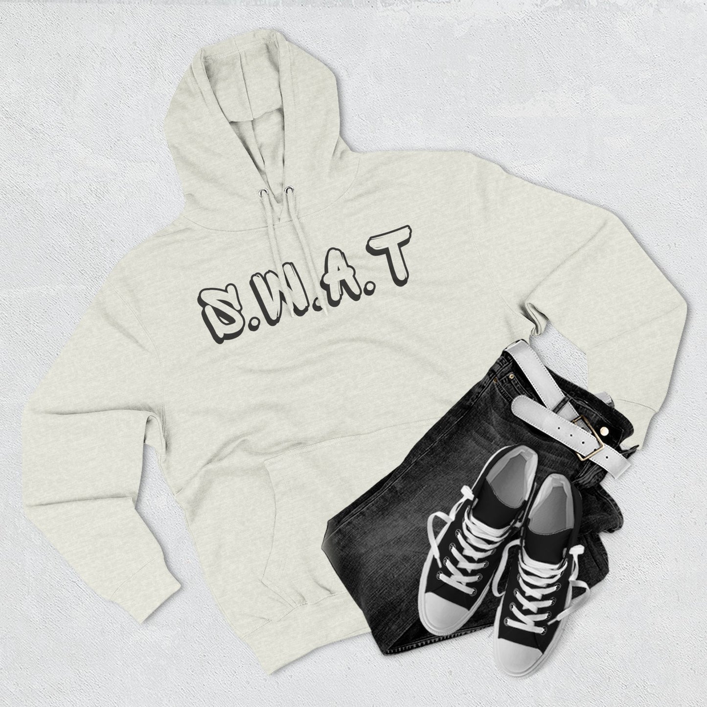 Swat Christian Black Words Hoodie