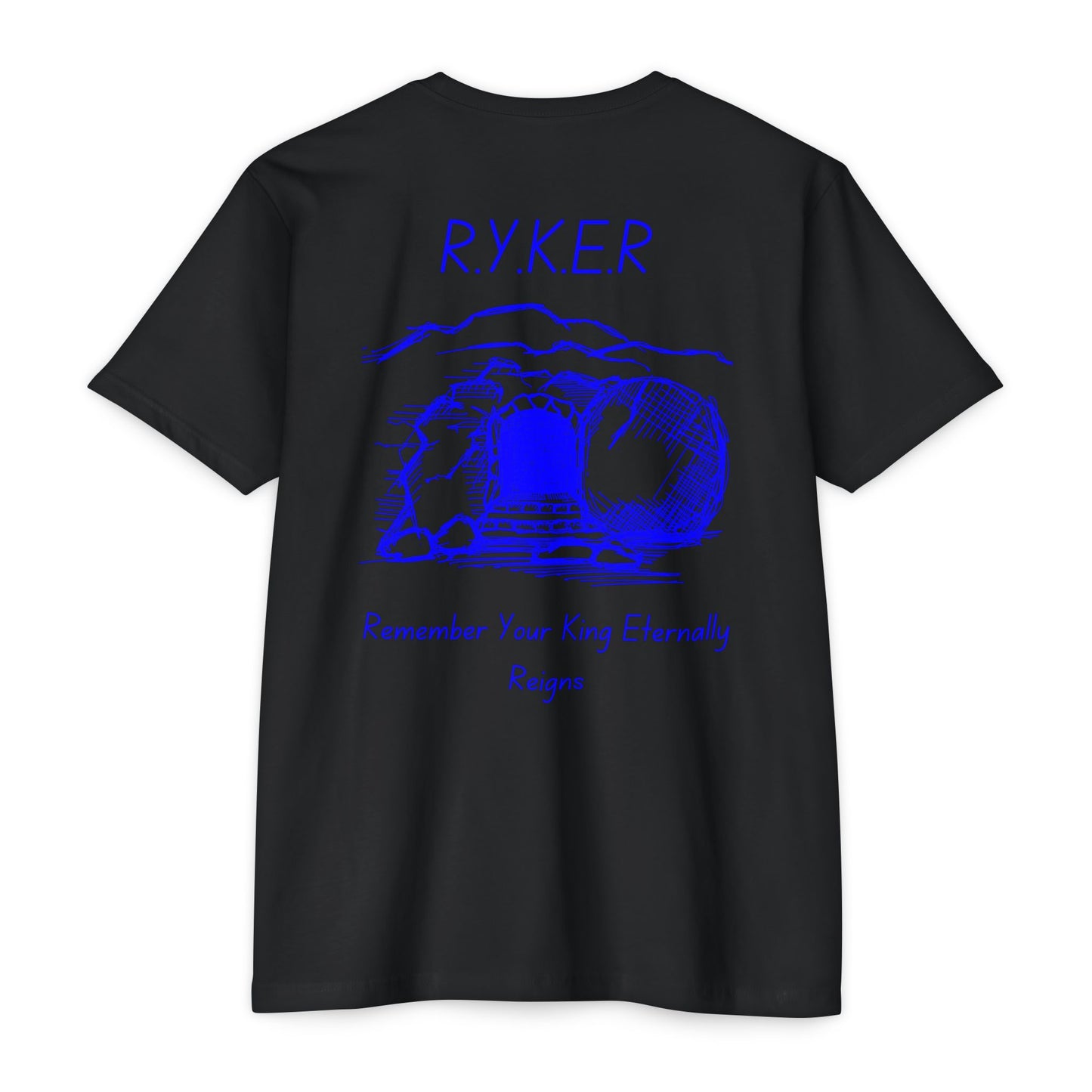 RYKER Christian Blue Letters Blended