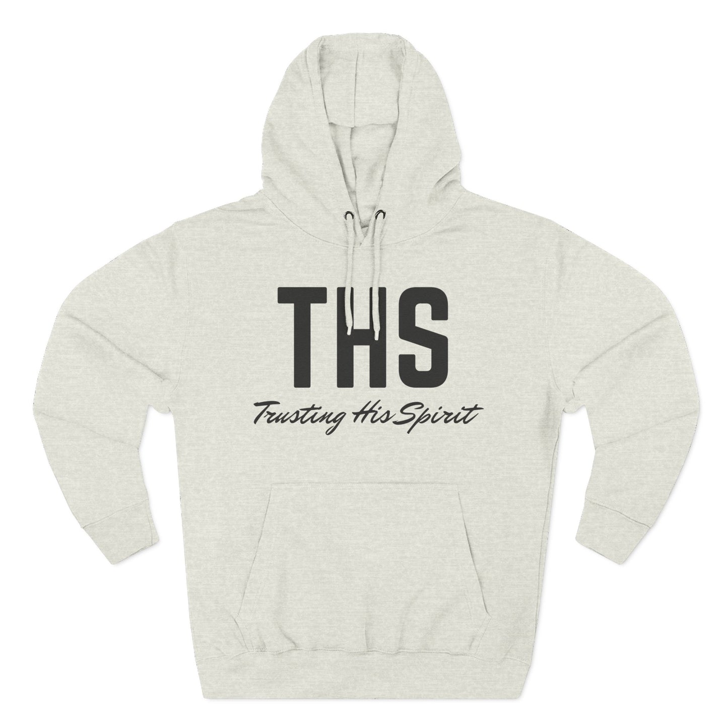 Adult THS Christian Black Letters Hoodie