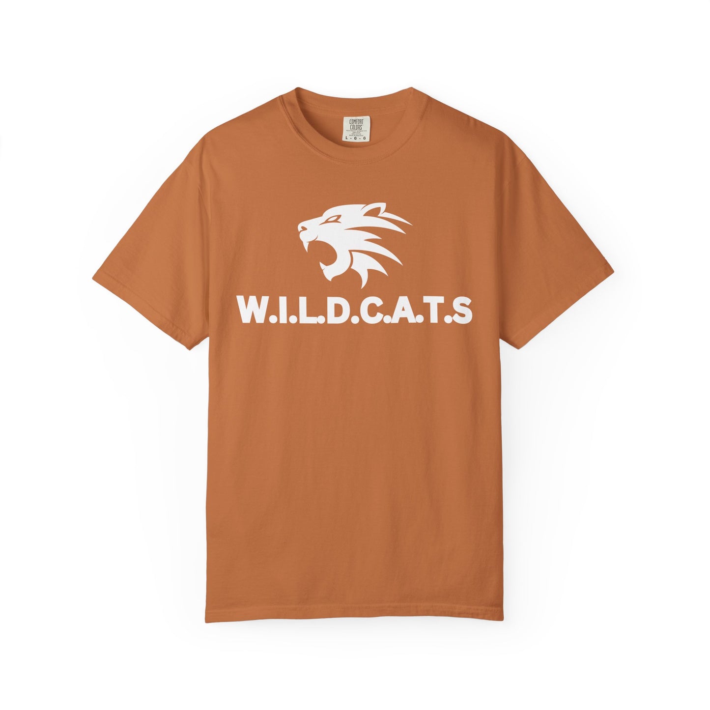 Wildcats Christian White Letters & Image Specialty