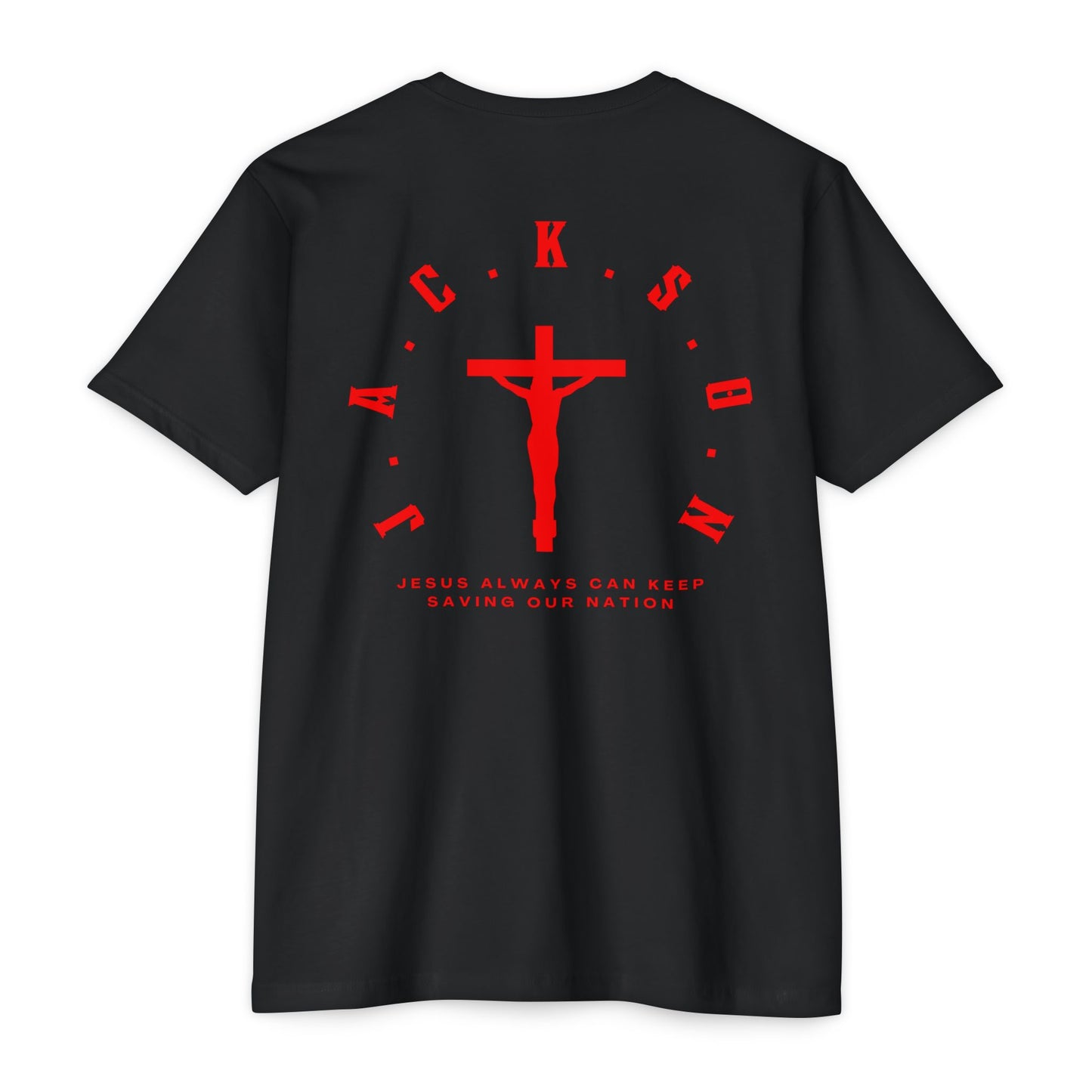Jackson Red Cross & Letters Blended