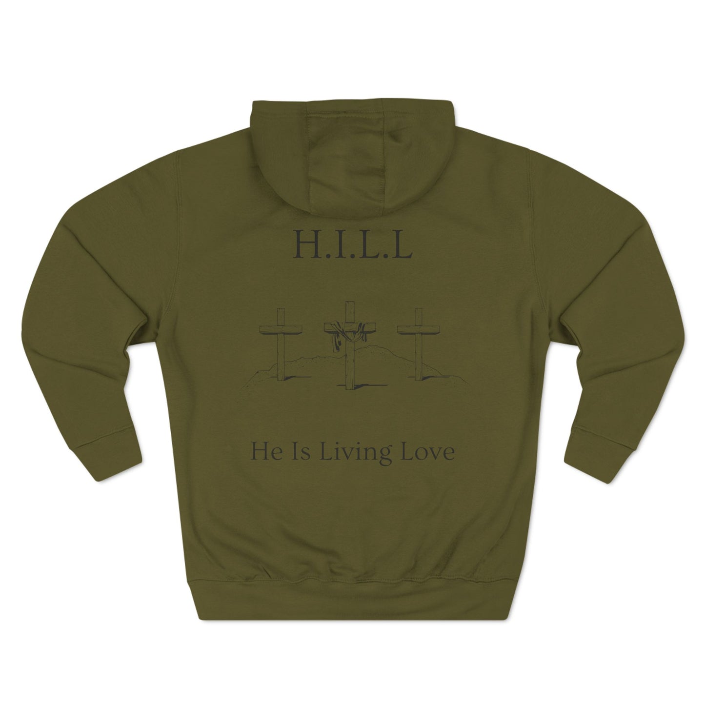 Hill Christian Black Words Hoodie