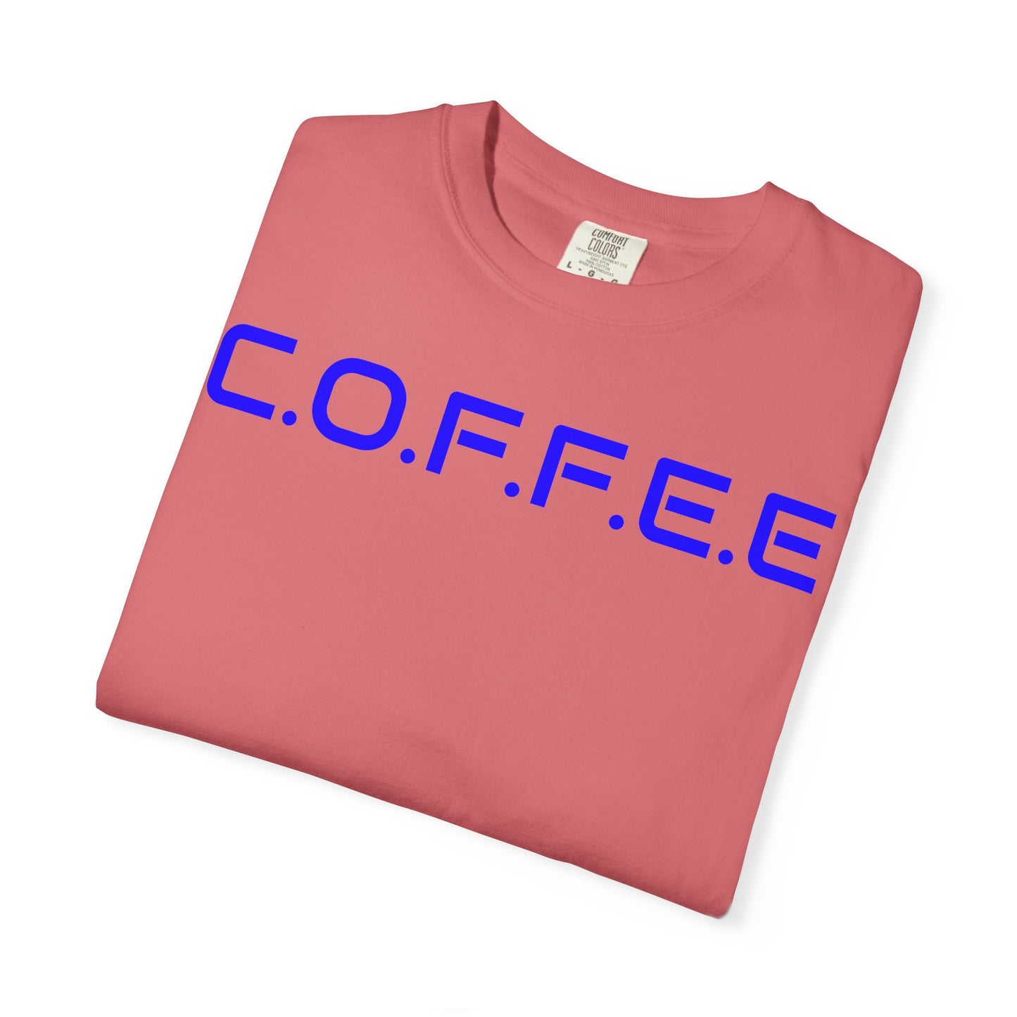 Adult Coffee Christian Blue Words Only