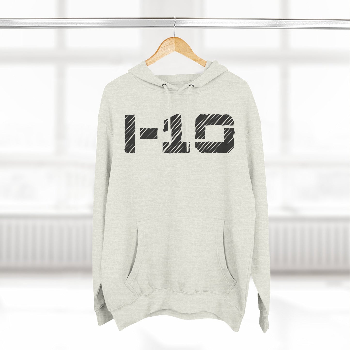I-10 Christian Black Words Hoodie
