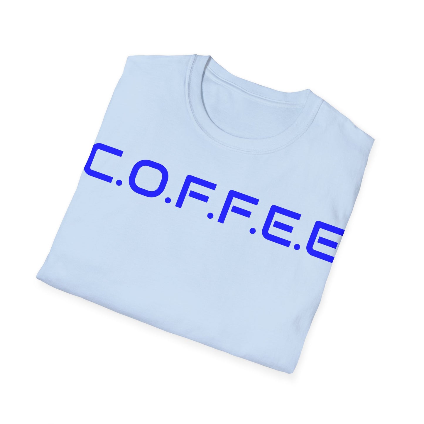 Adult Coffee Christian Blue Words Only