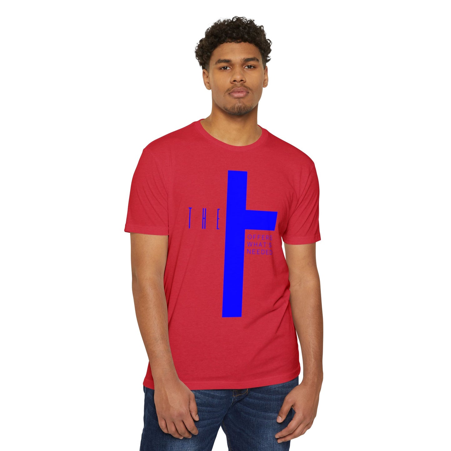 T-Town Blue Cross & Letters Blended