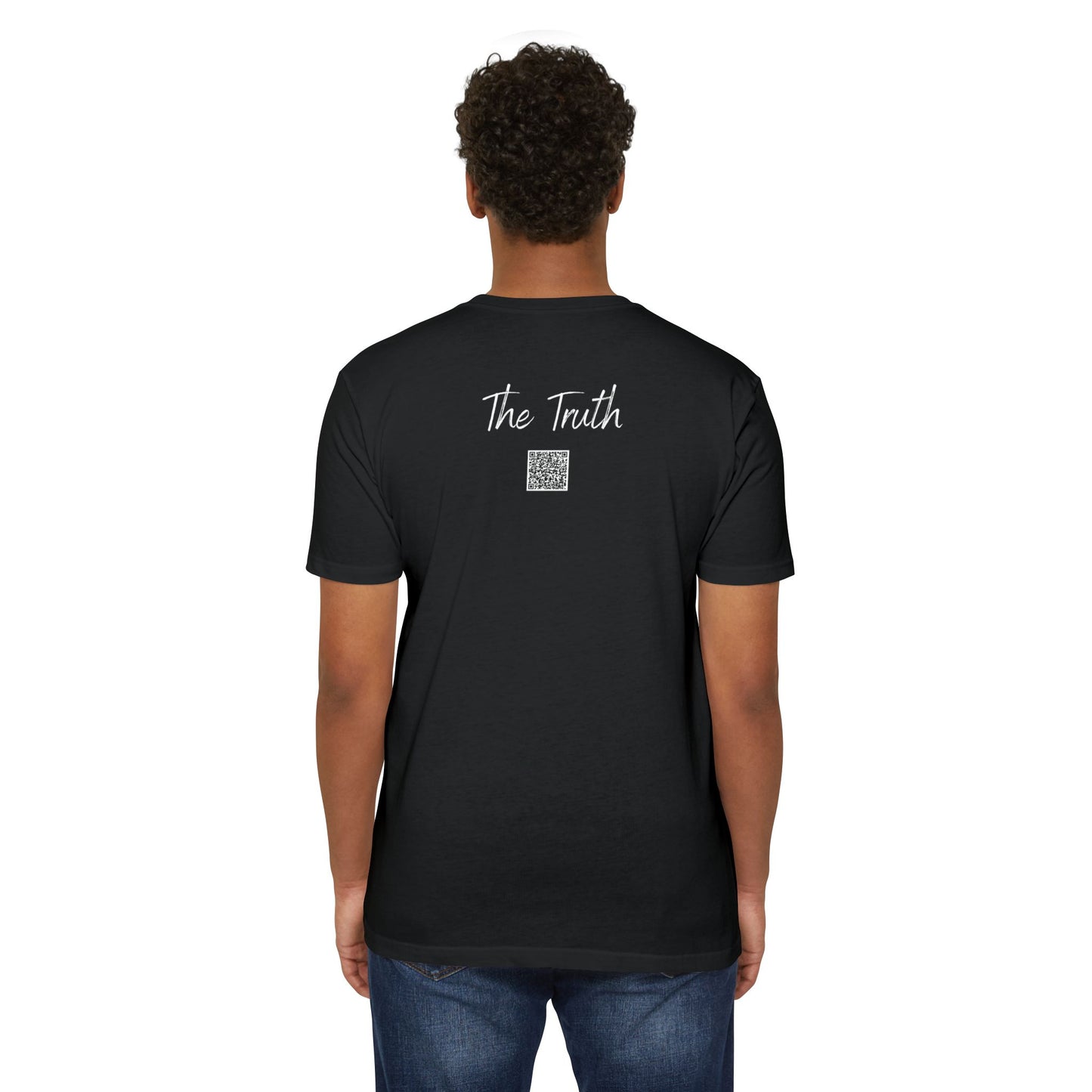 The Truth QR Code White Words