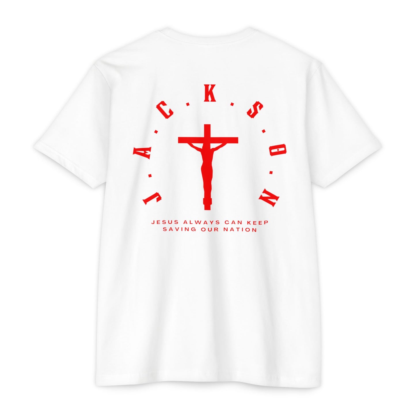 Jackson Red Cross & Letters Blended