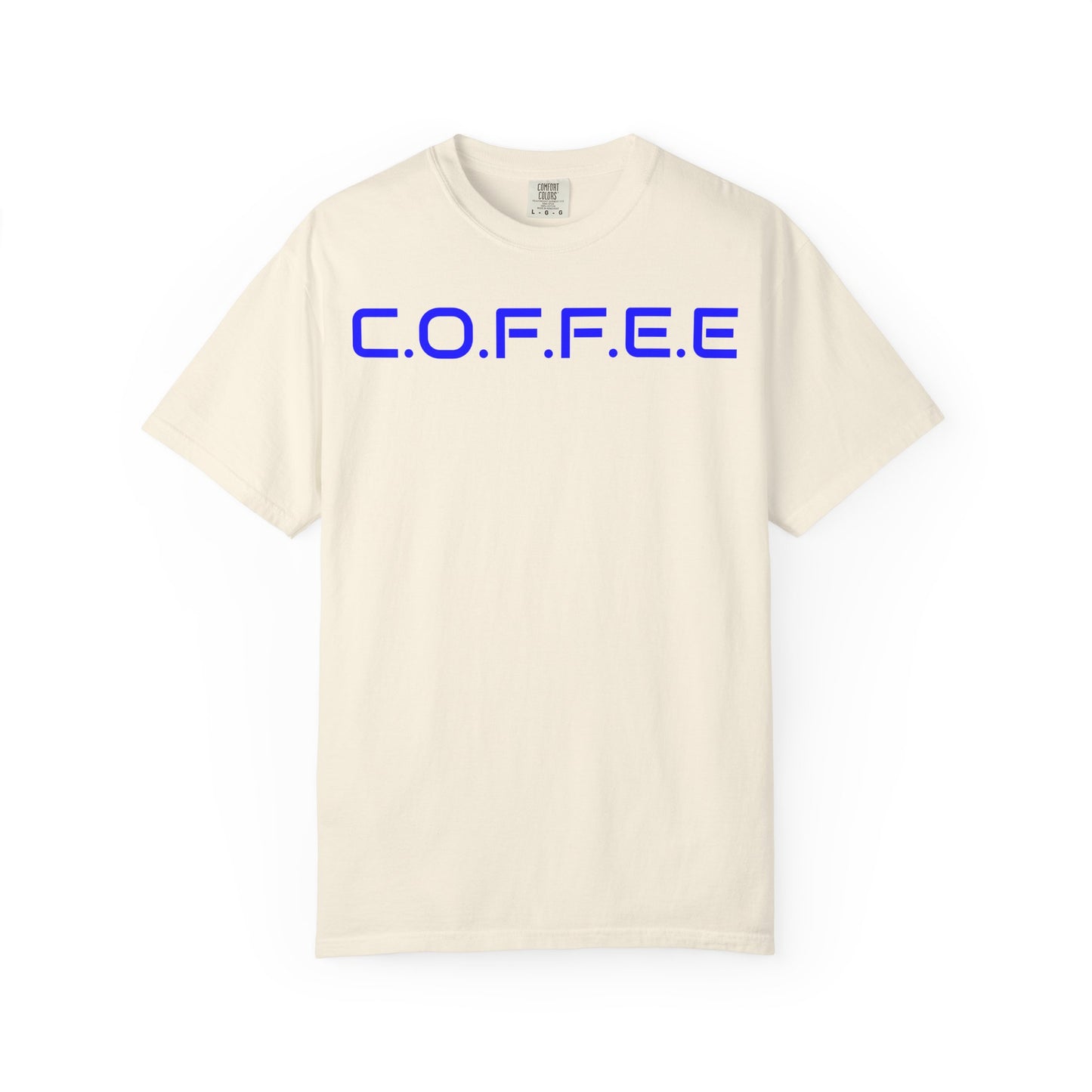 Adult Coffee Christian Blue Words Only