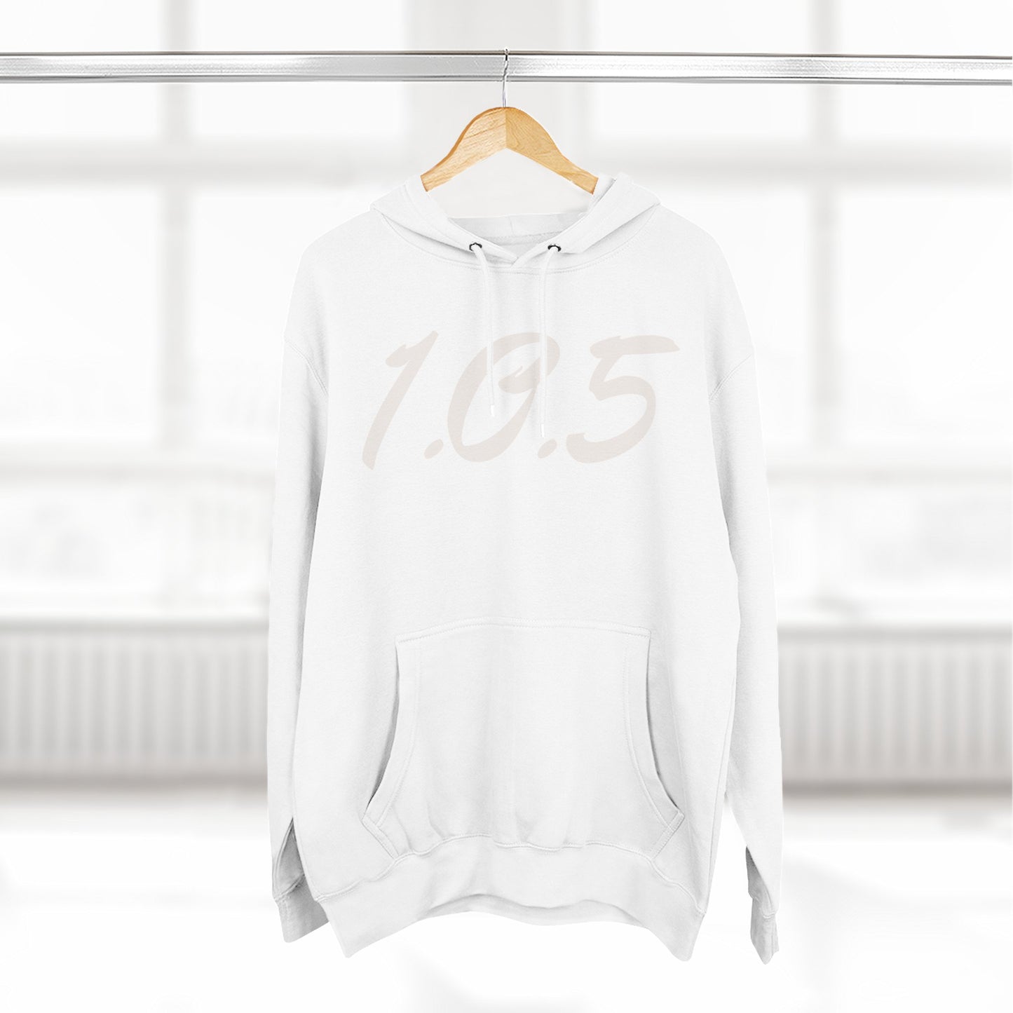 Specialty Adult 105 Christian Blue and White Letters Hoodie