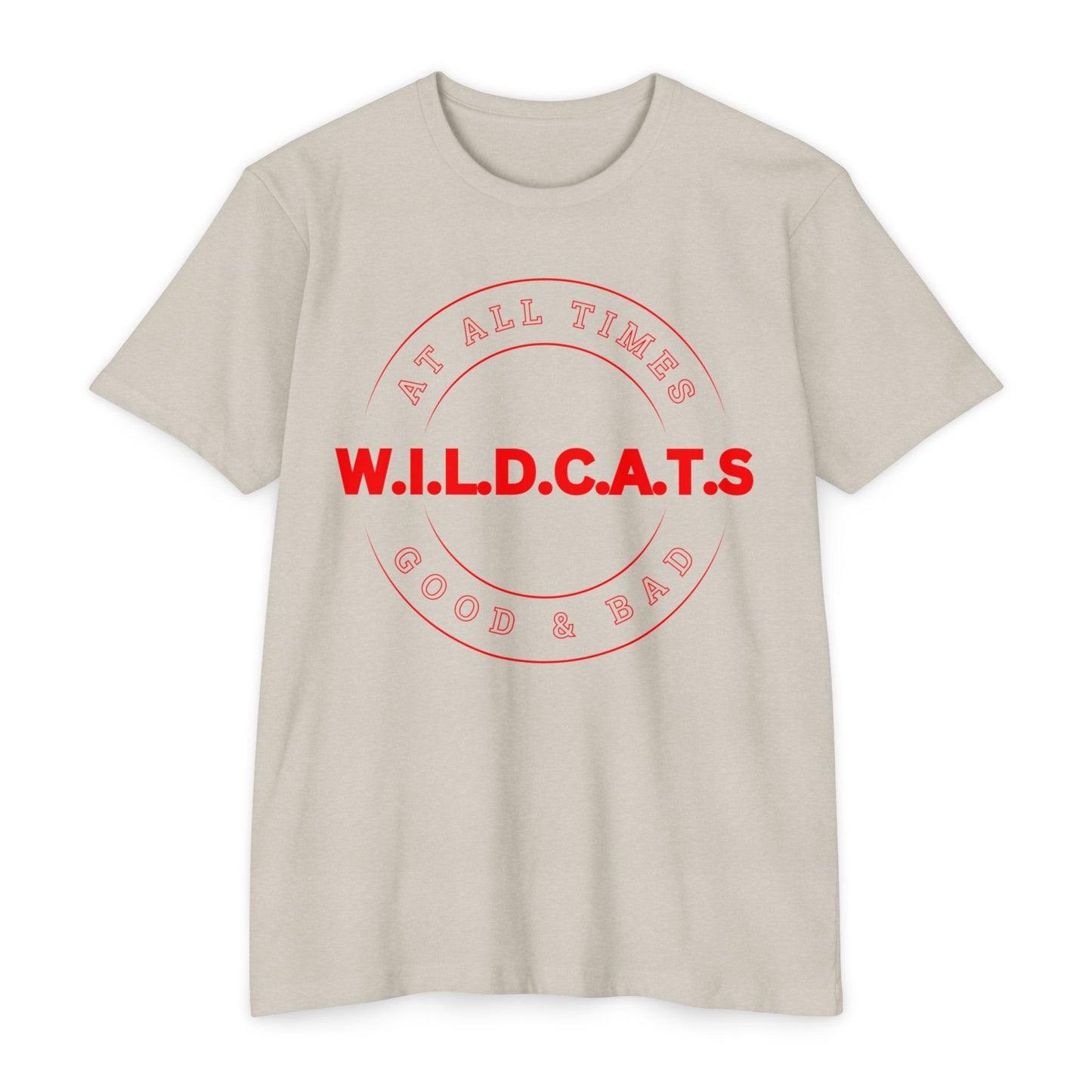 Wildcats Christian Red Letters & Picture