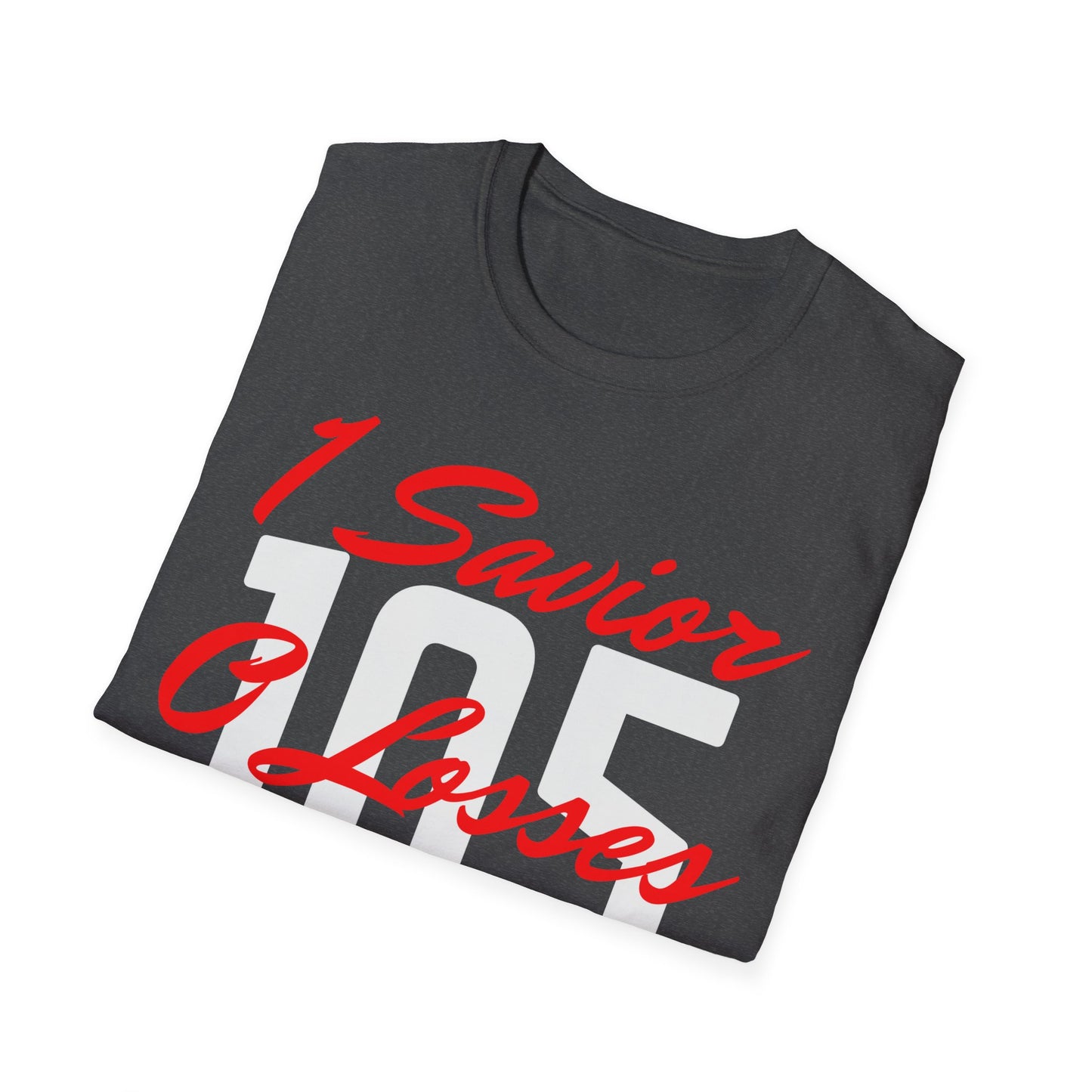 Adult 105 Christian Red and White Letters
