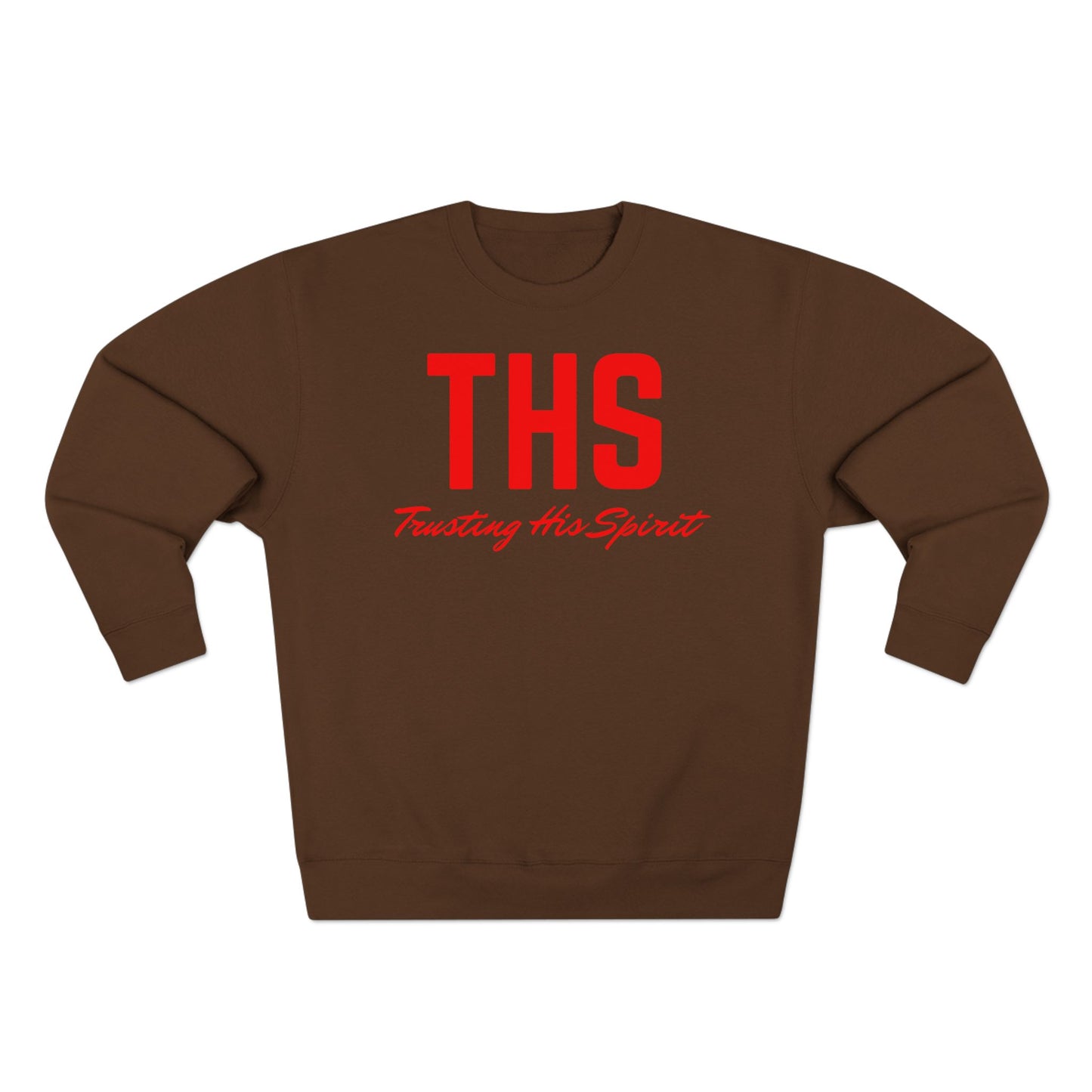 Adult THS Christian Red Letters Crewneck
