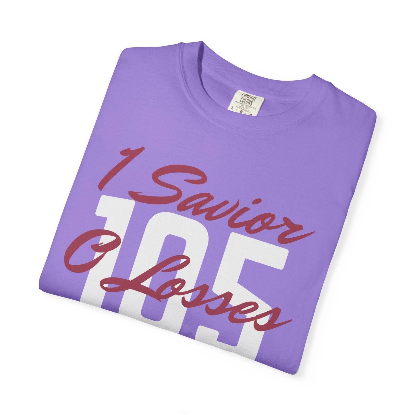 Adult 105 Christian Marron and White Letters