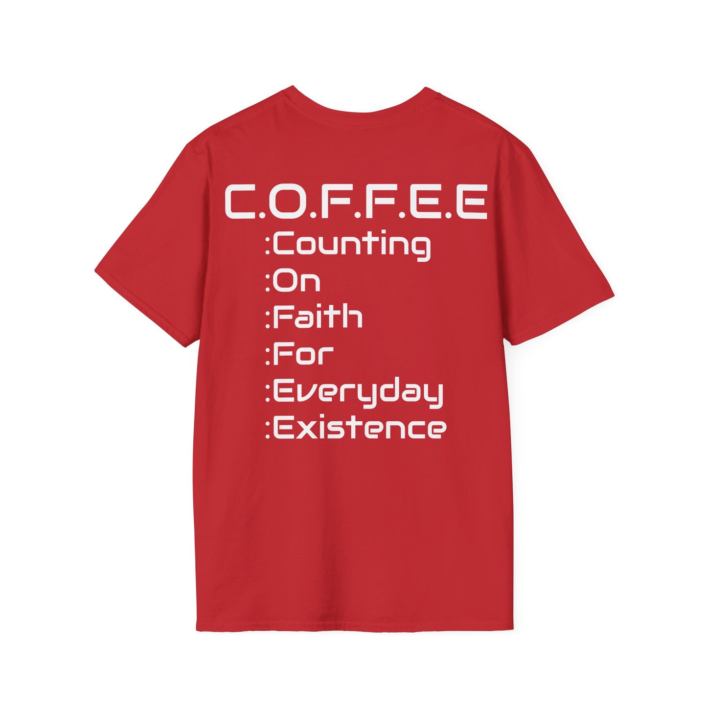 Adult Coffee Christian White Words Only