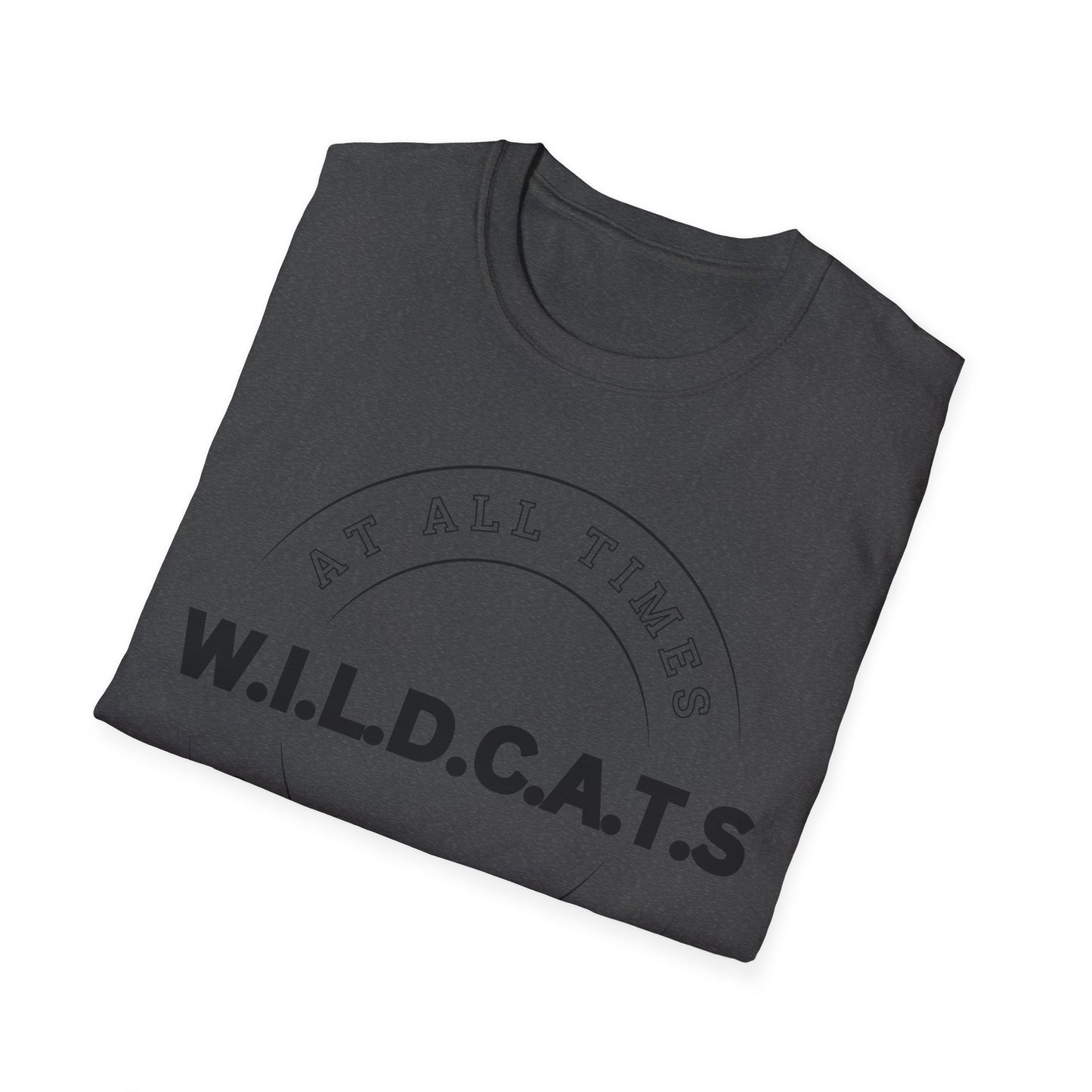 Wildcats Christian Black Letters & Picture