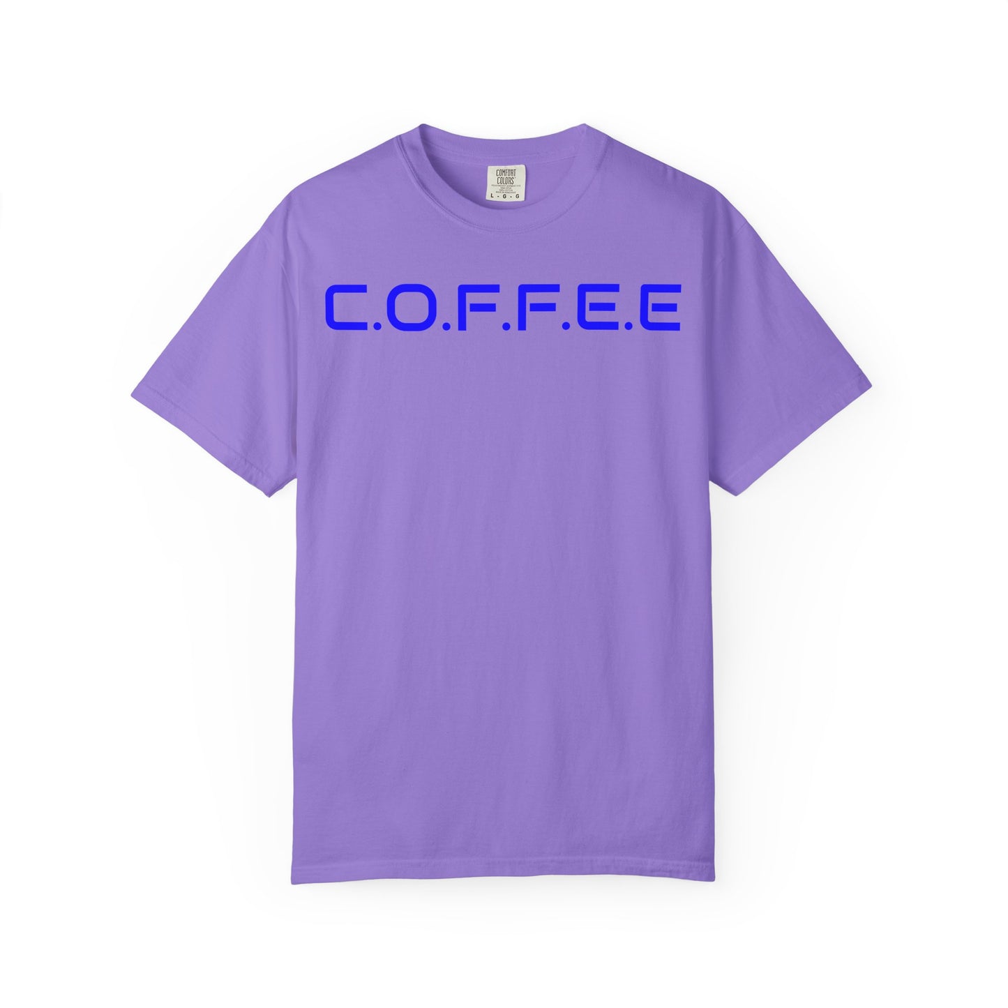 Adult Coffee Christian Blue Words Only