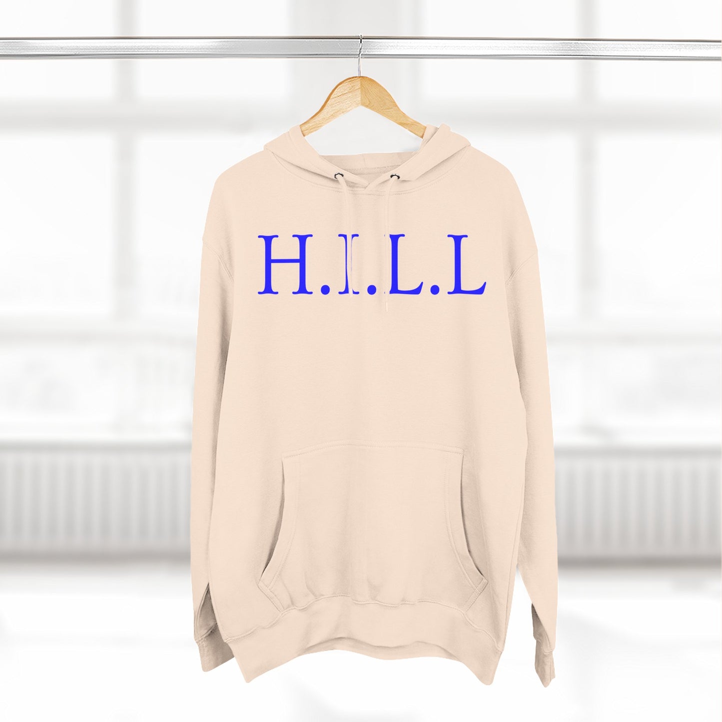 Hill Christian Blue Words Hoodie