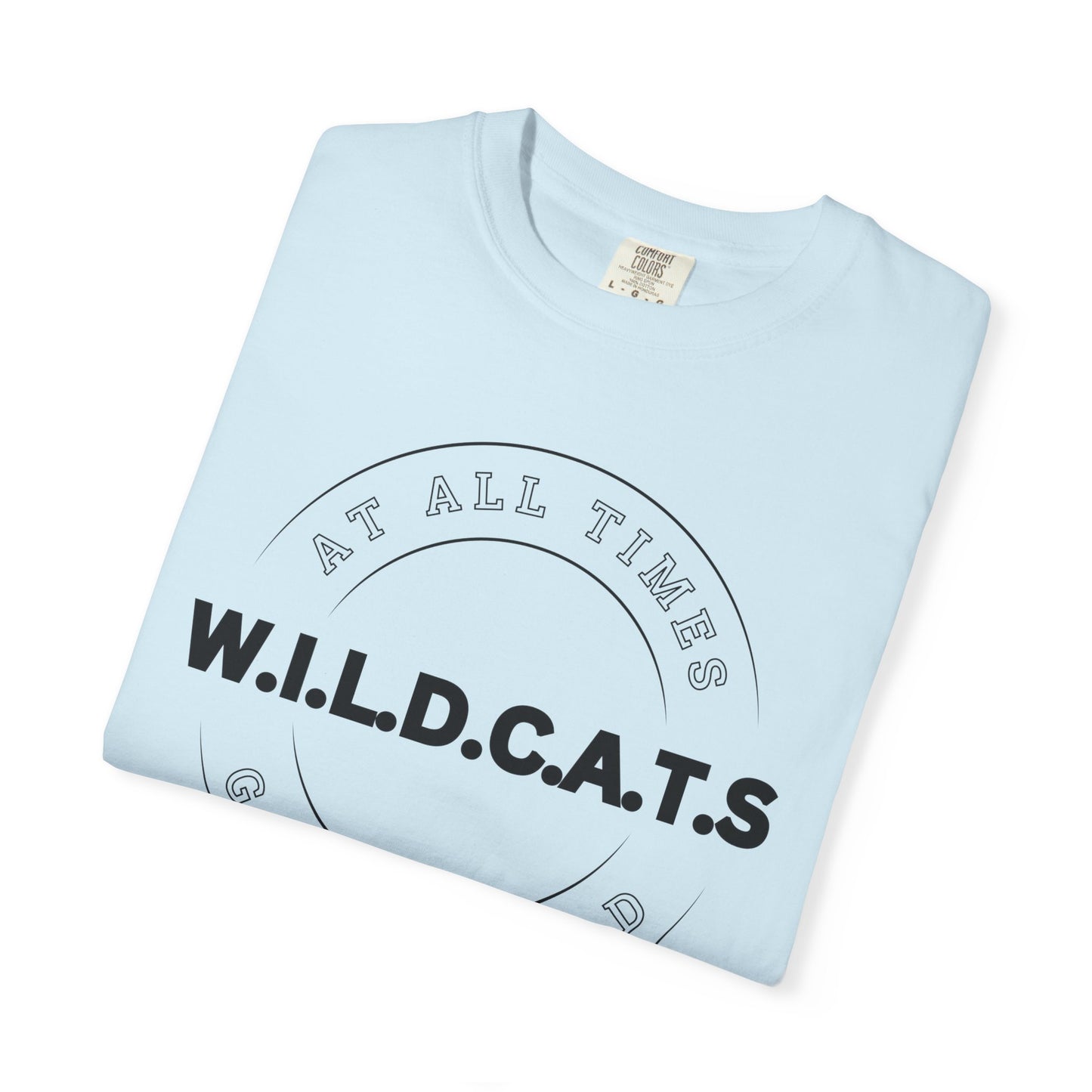 Wildcats Christian Black Letters & Picture