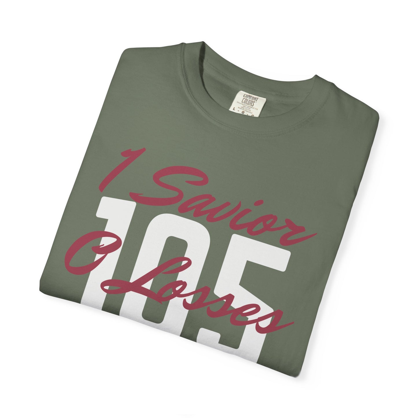 Adult 105 Christian Marron and White Letters