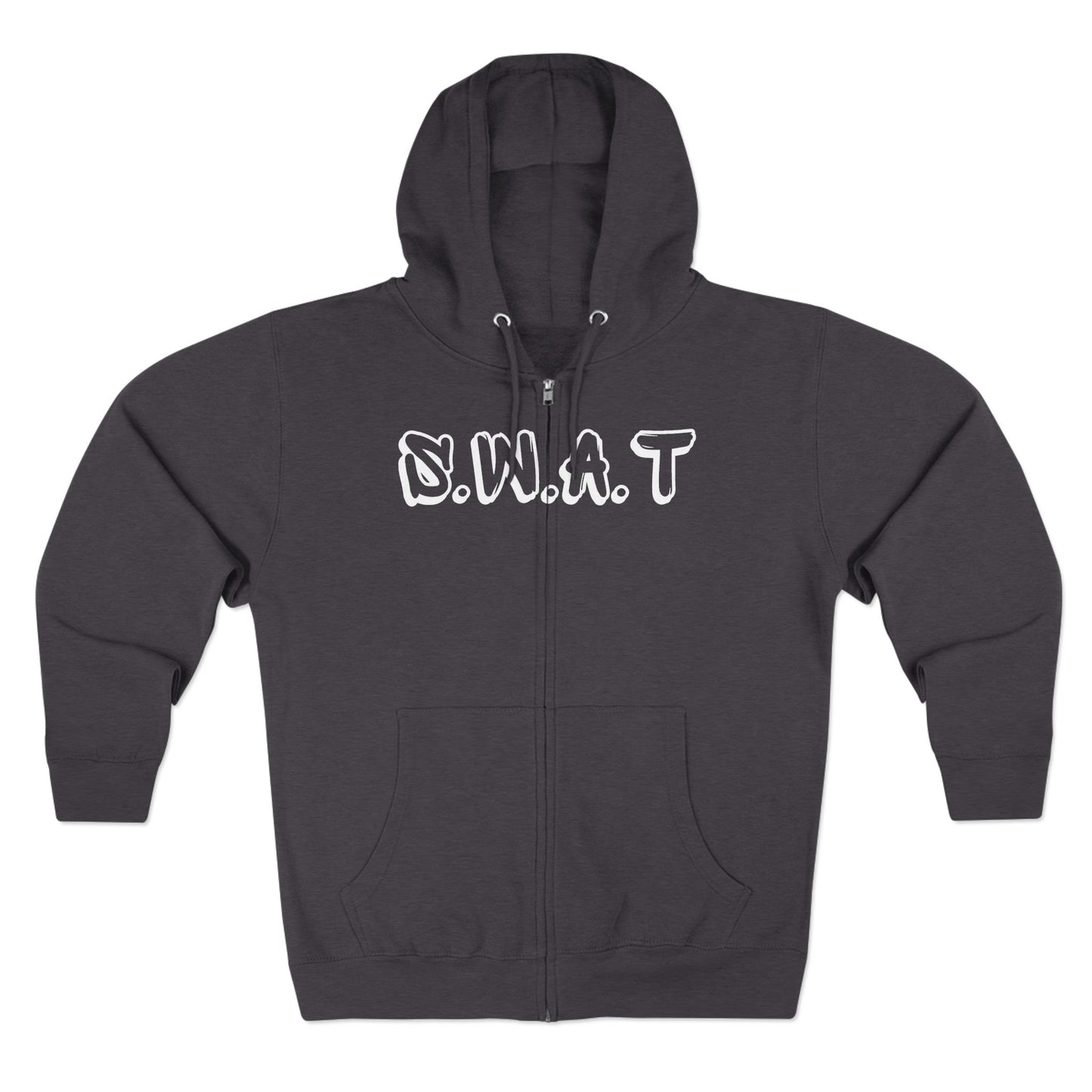 Swat Christian White Words Hoodie Zipper