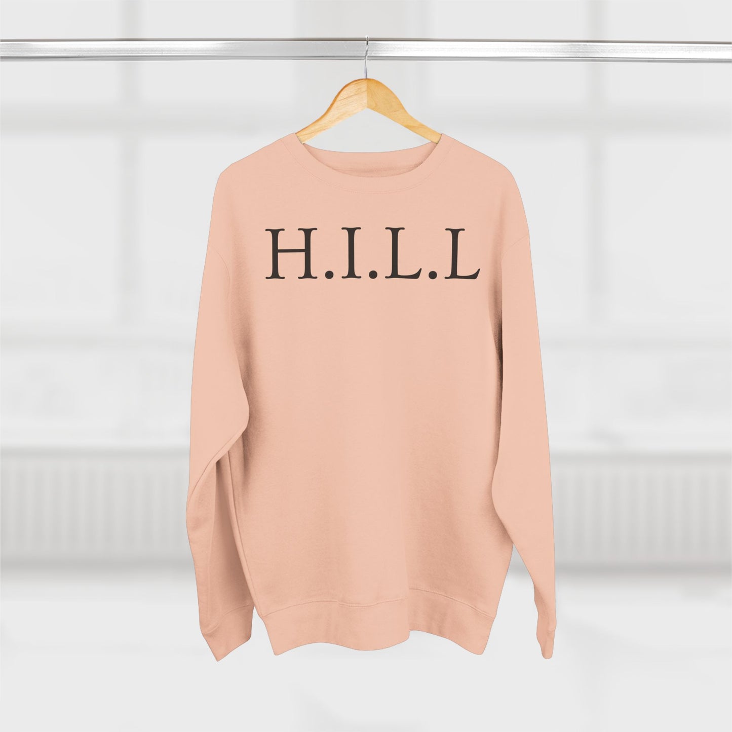 Hill Christian Black Words Crewneck