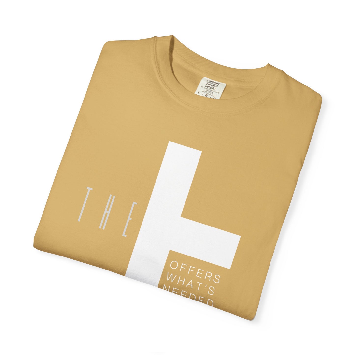 Adult T-Town Christian White Letters & Cross