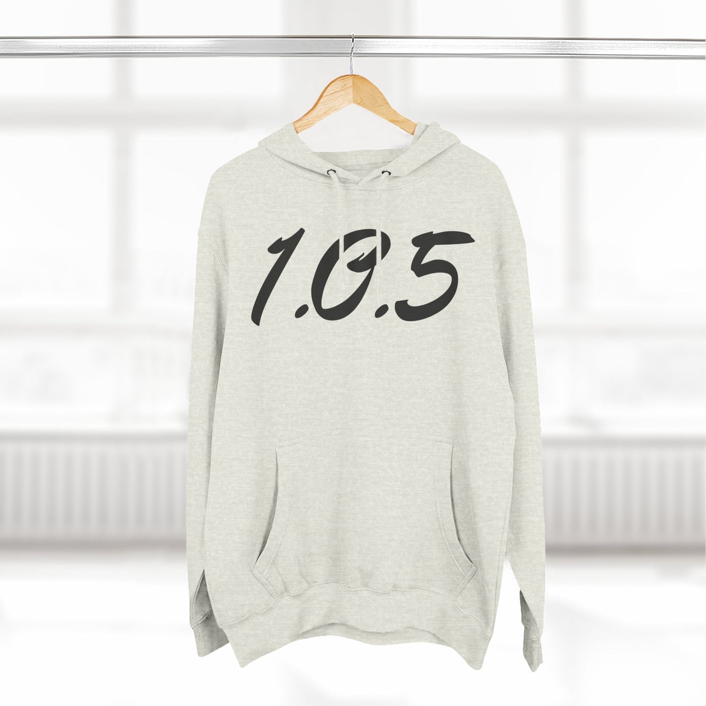 Specialty Adult 105 Christian Black and White Letters Hoodie