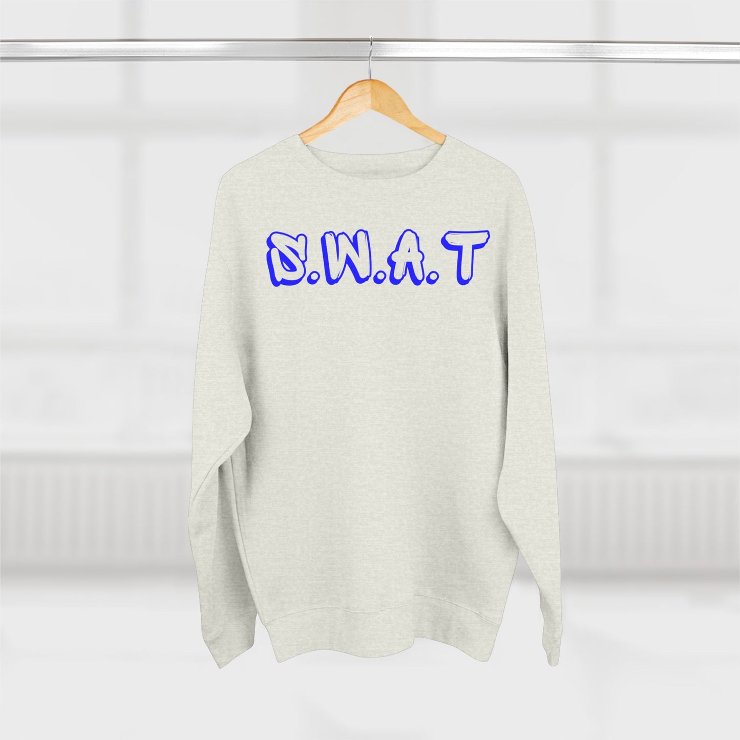 Swat Christian Blue Words Crewneck